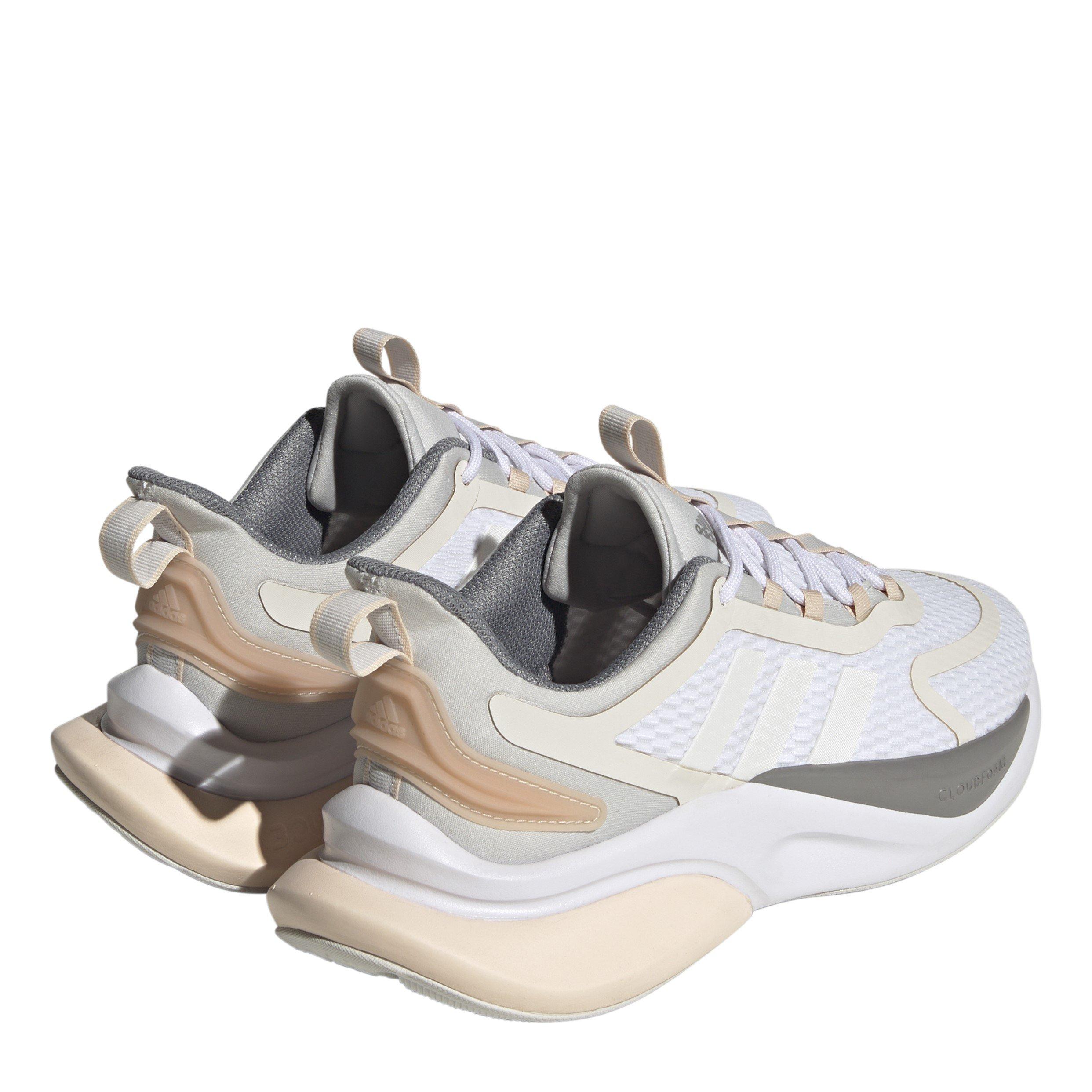 Blanc - adidas - Alphabounce + Road Running Shoes Womens - 4