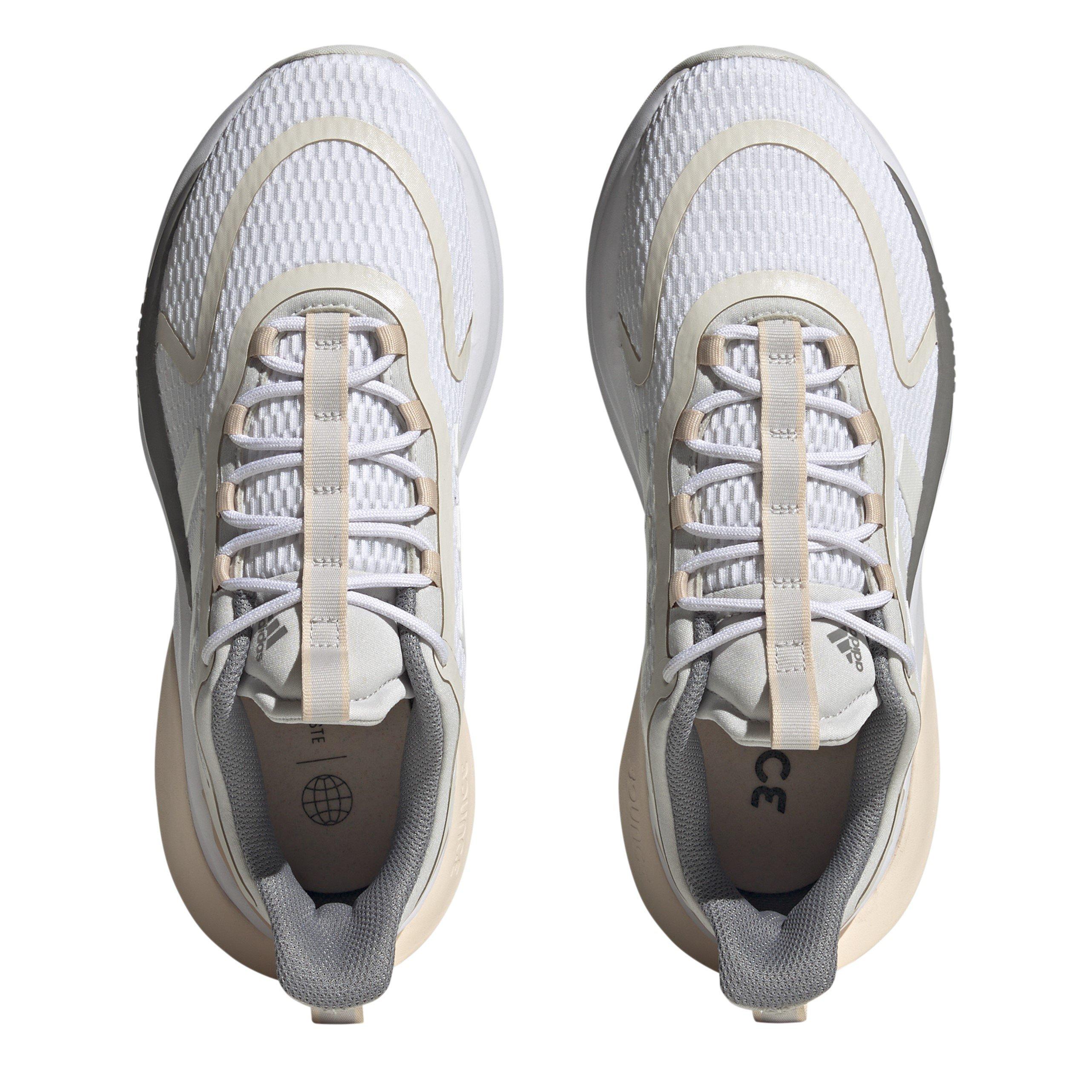 Blanc - adidas - Alphabounce + Road Running Shoes Womens - 5