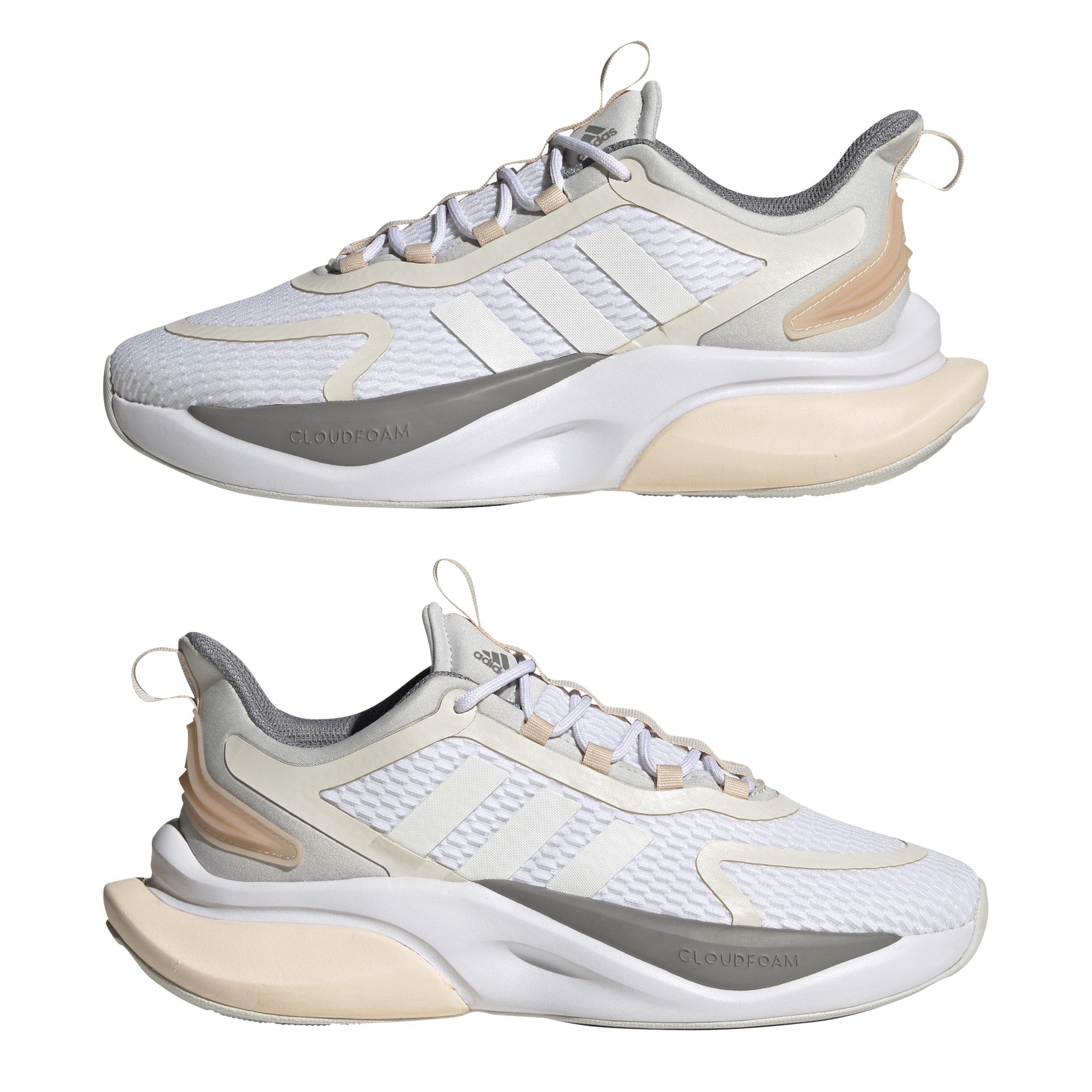 Blanc - adidas - Alphabounce + Road Running Shoes Womens - 9