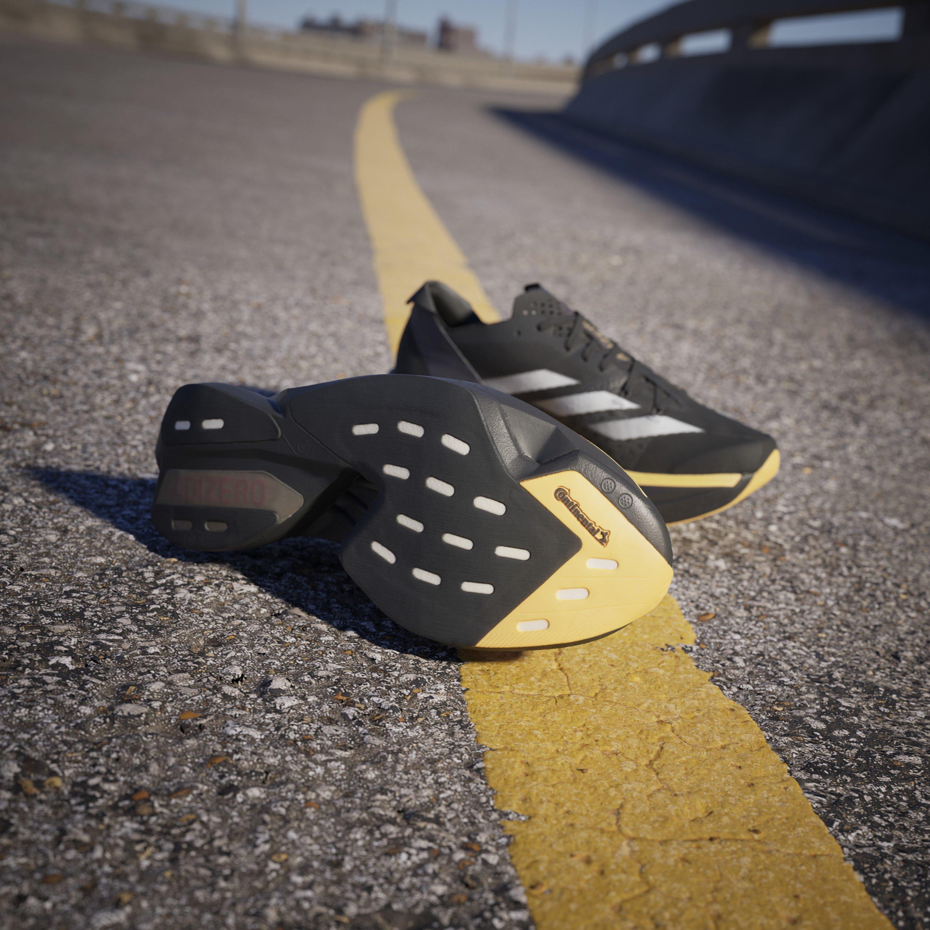 Black/Met/Spark - adidas - Adizero Adios Pro 3 W Road Running Shoes Unisex Adults - 11