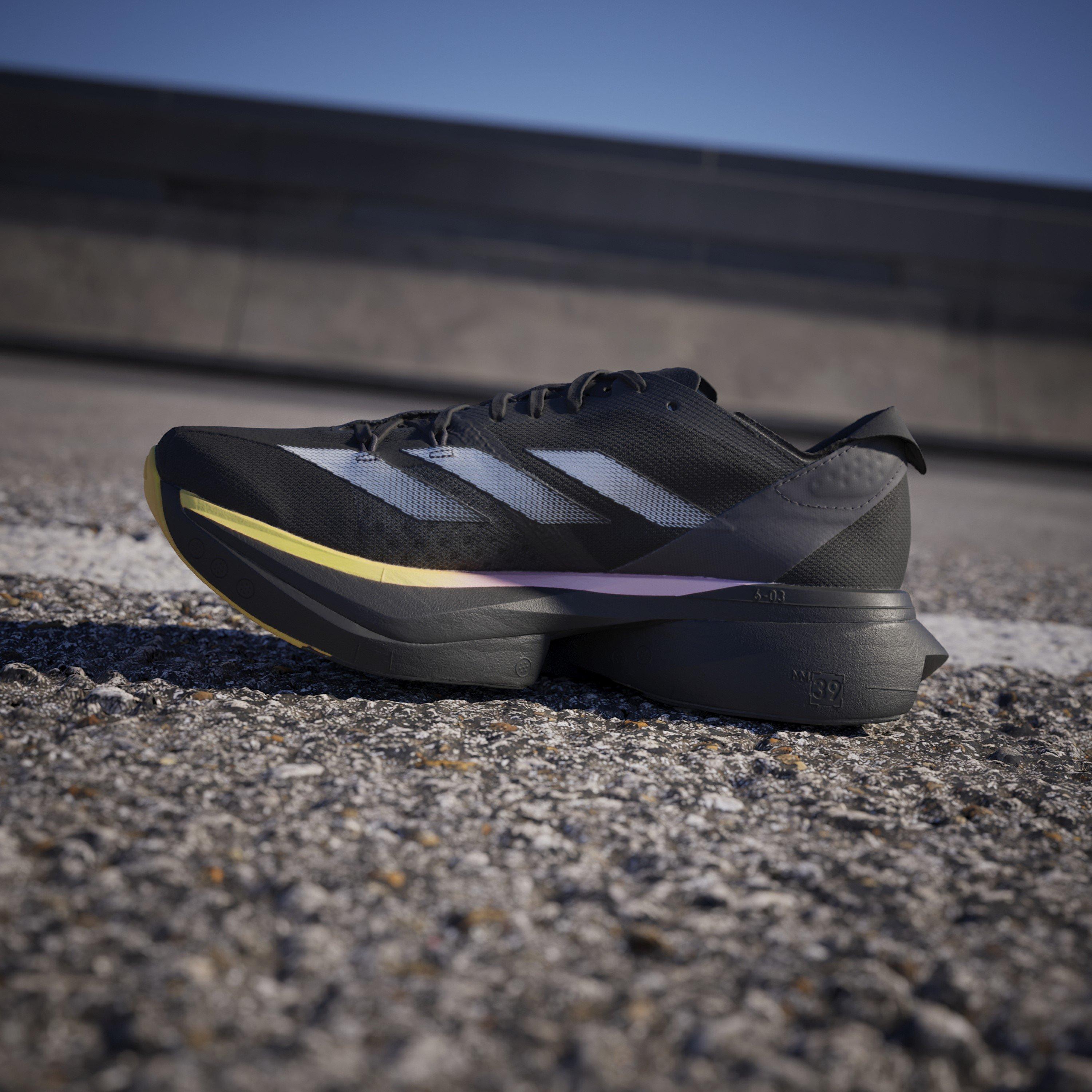 Black/Met/Spark - adidas - Adizero Adios Pro 3 W Road Running Shoes Unisex Adults - 14