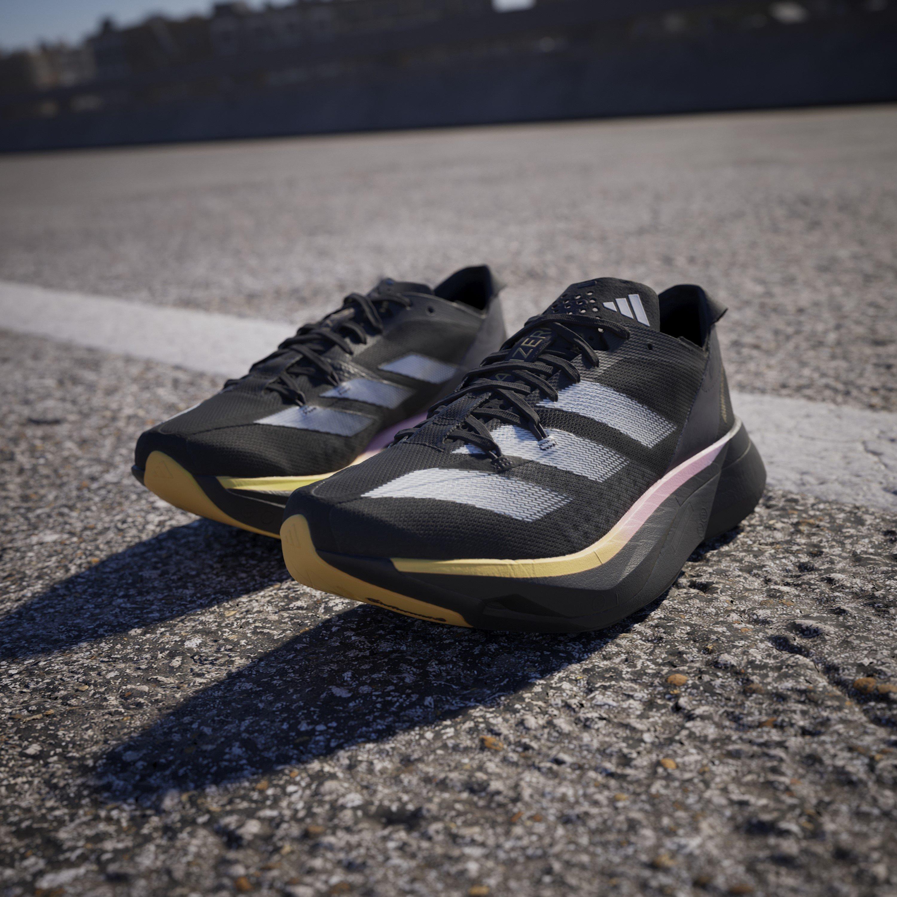 Black/Met/Spark - adidas - Adizero Adios Pro 3 W Road Running Shoes Unisex Adults - 15