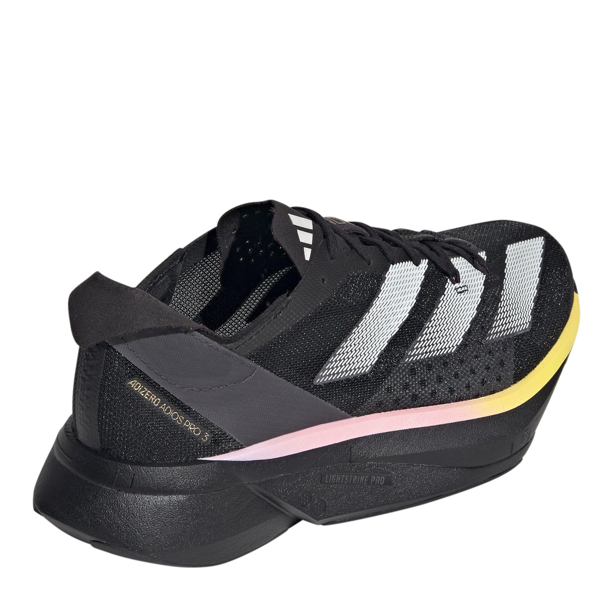 Black/Met/Spark - adidas - Adizero Adios Pro 3 W Road Running Shoes Unisex Adults - 4