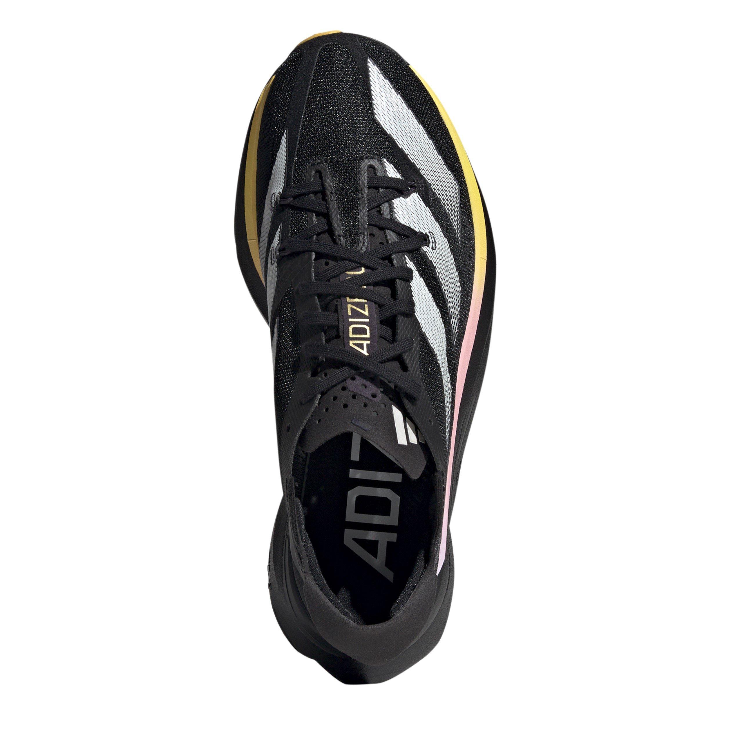 Black/Met/Spark - adidas - Adizero Adios Pro 3 W Road Running Shoes Unisex Adults - 5