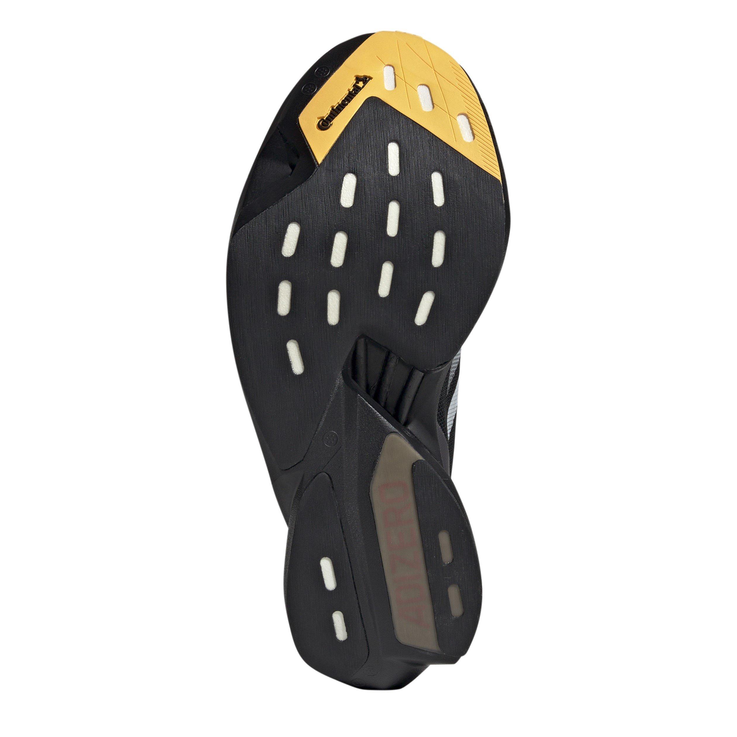 Black/Met/Spark - adidas - Adizero Adios Pro 3 W Road Running Shoes Unisex Adults - 6