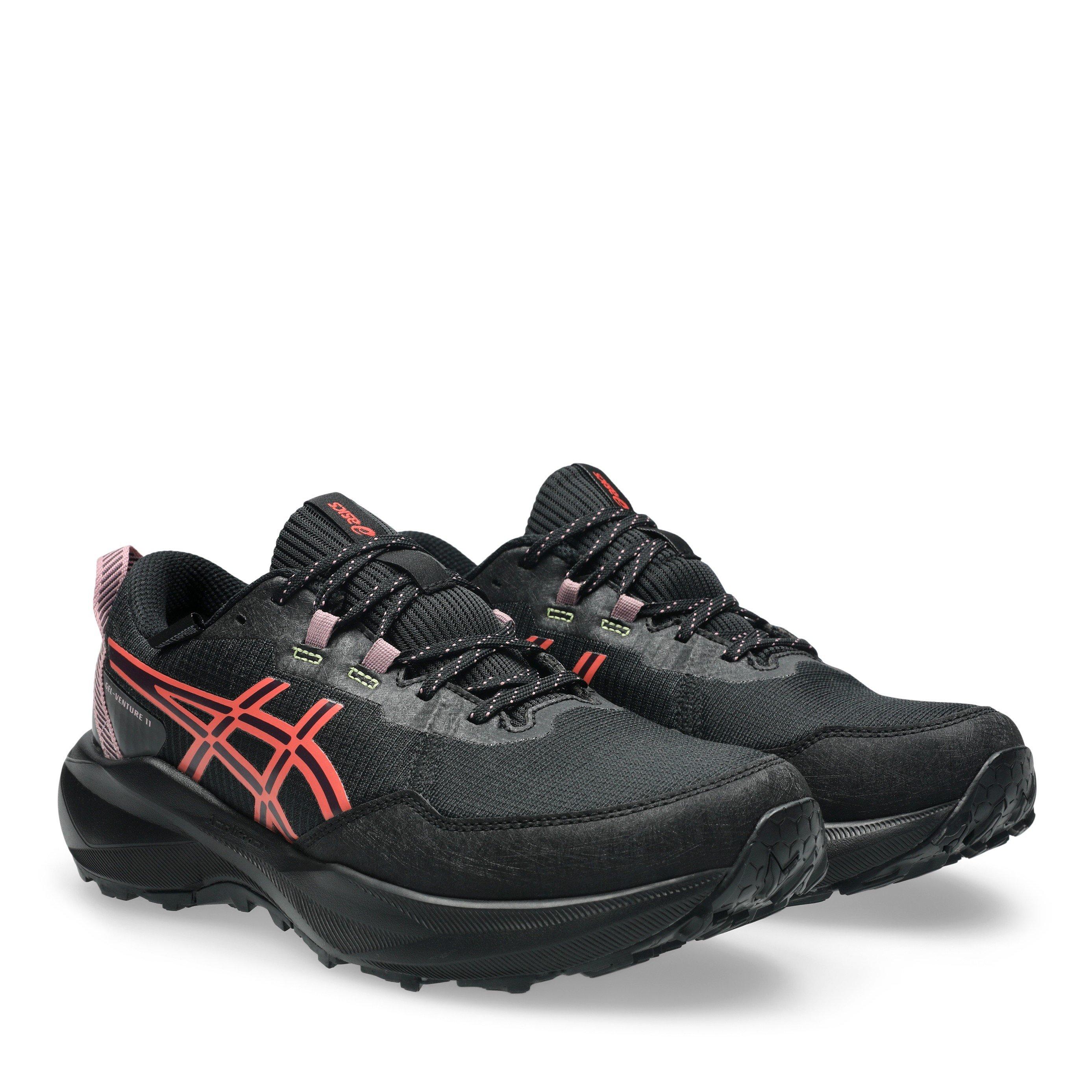 Black/Pink - Asics - Women's Venture 11 Trail Running Shoes - 4