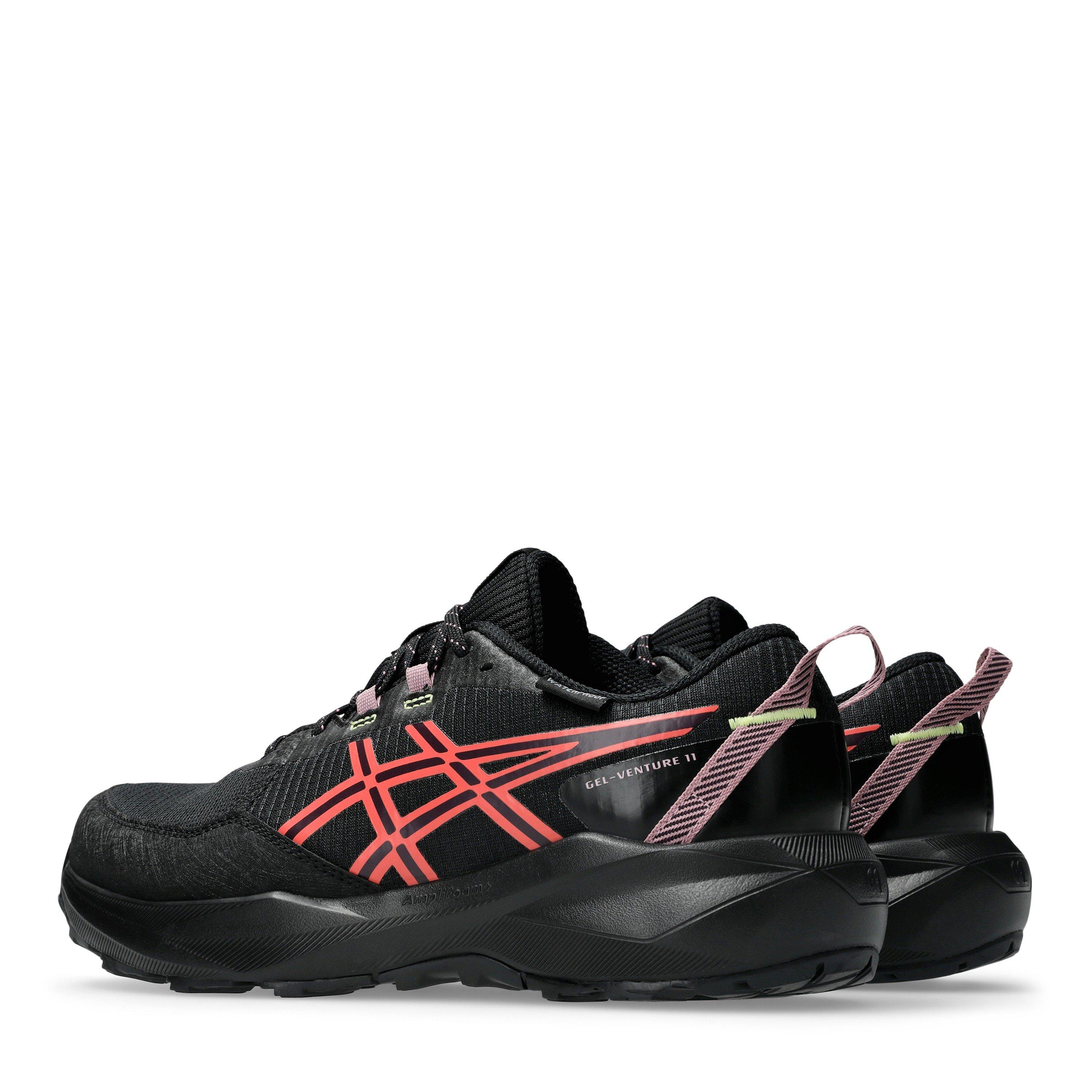 Black/Pink - Asics - Women's Venture 11 Trail Running Shoes - 5