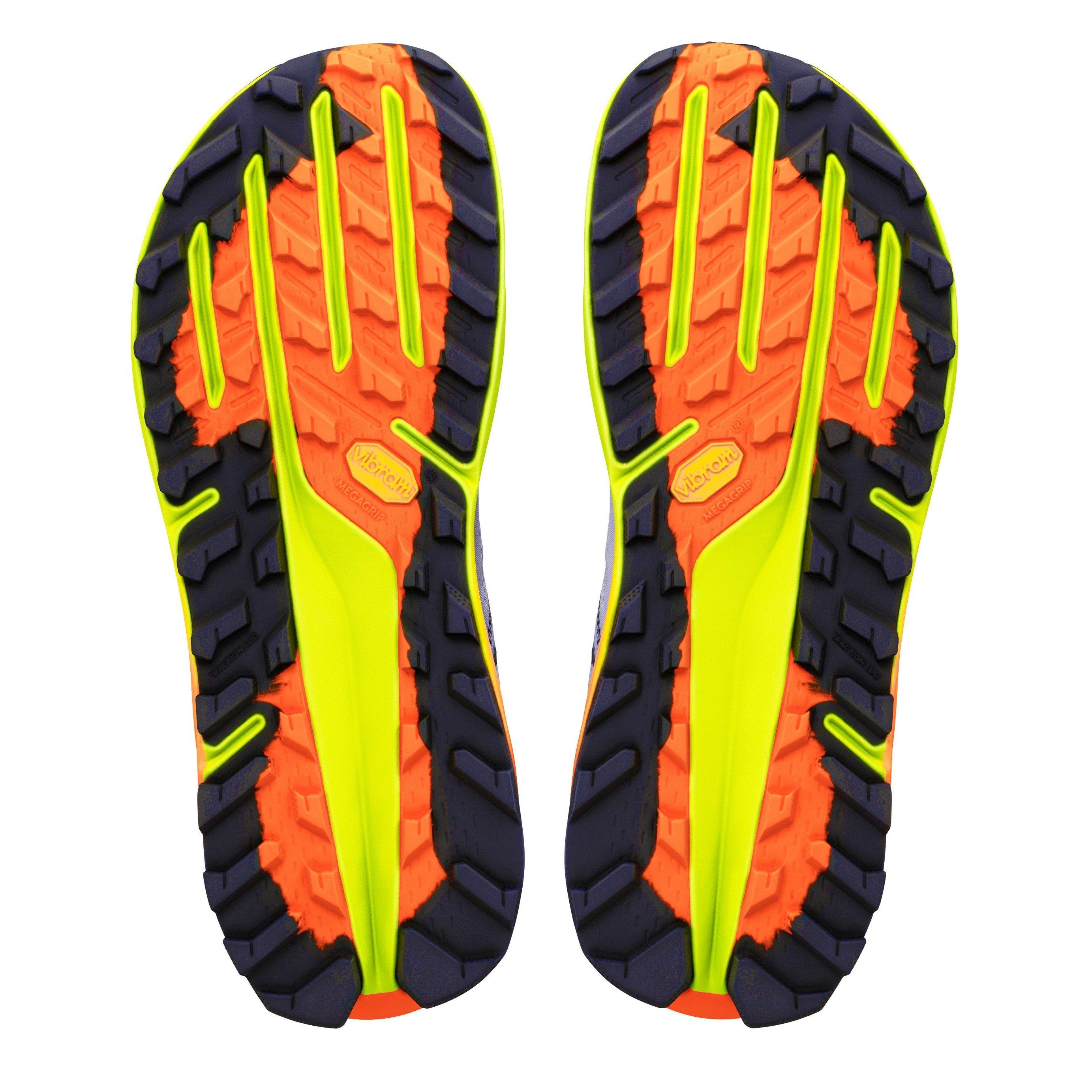 Wht/Blck/Orng - Altra - Men's Olympus 7 Trail Running Shoes - 4