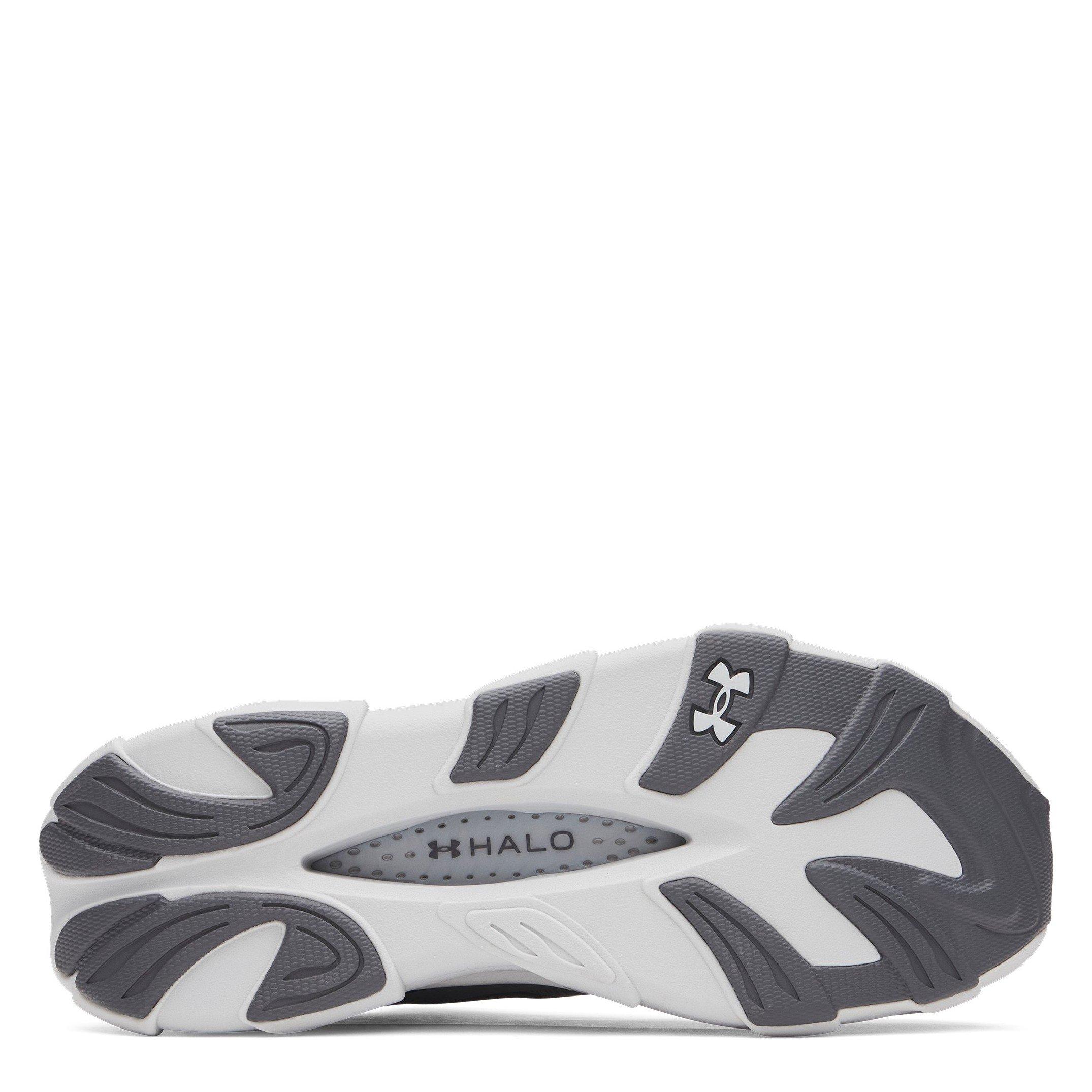 Castlerock/Silv - Under Armour - Halo Racer Mens Running Shoes - 3