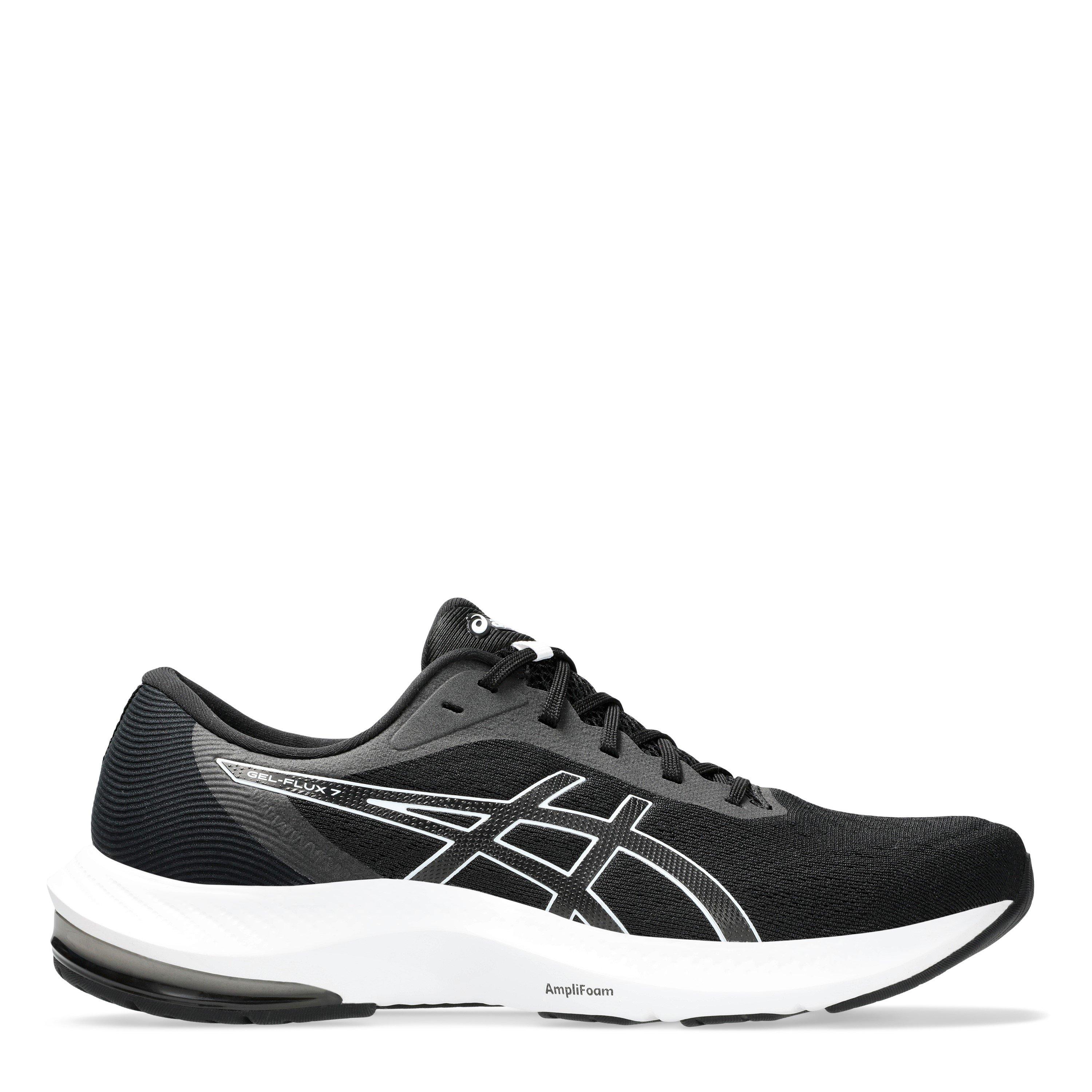 Black asics running shoes online