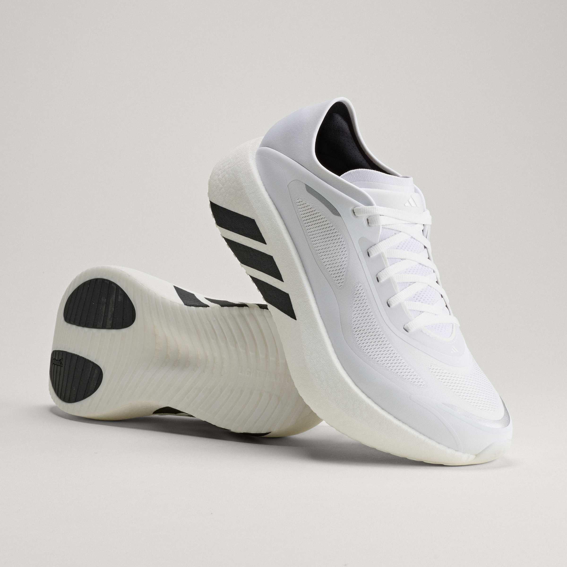 White/Black - adidas - Hyperboost Run Mens Running Shoes - 12