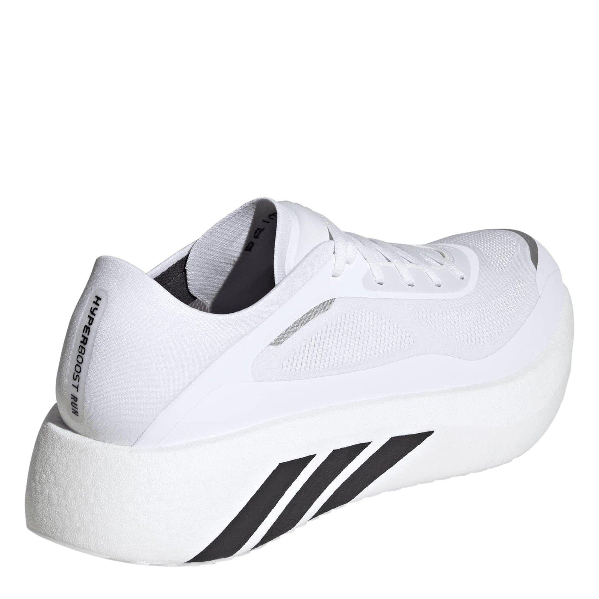 White/Black - adidas - Hyperboost Run Mens Running Shoes - 4