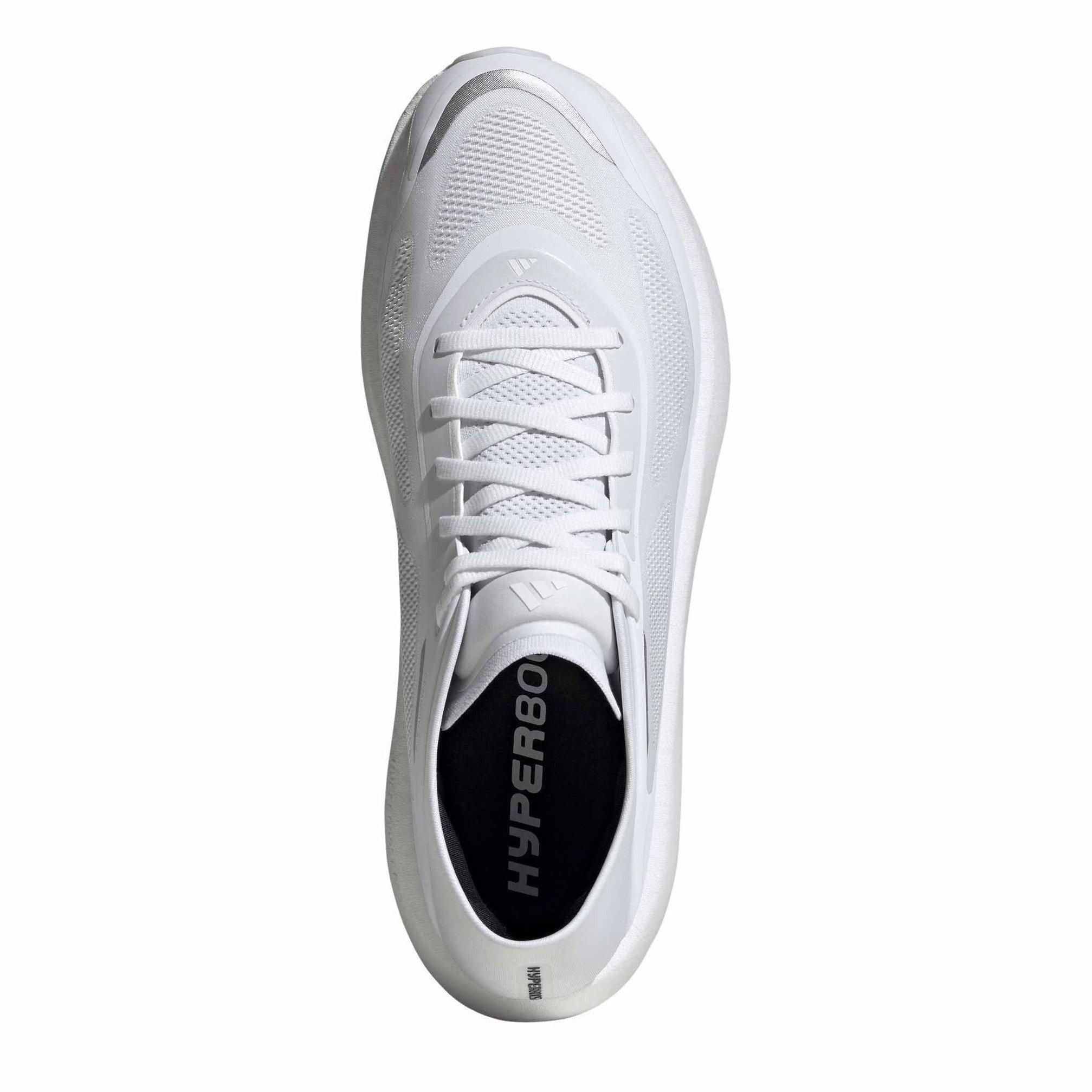 White/Black - adidas - Hyperboost Run Mens Running Shoes - 5