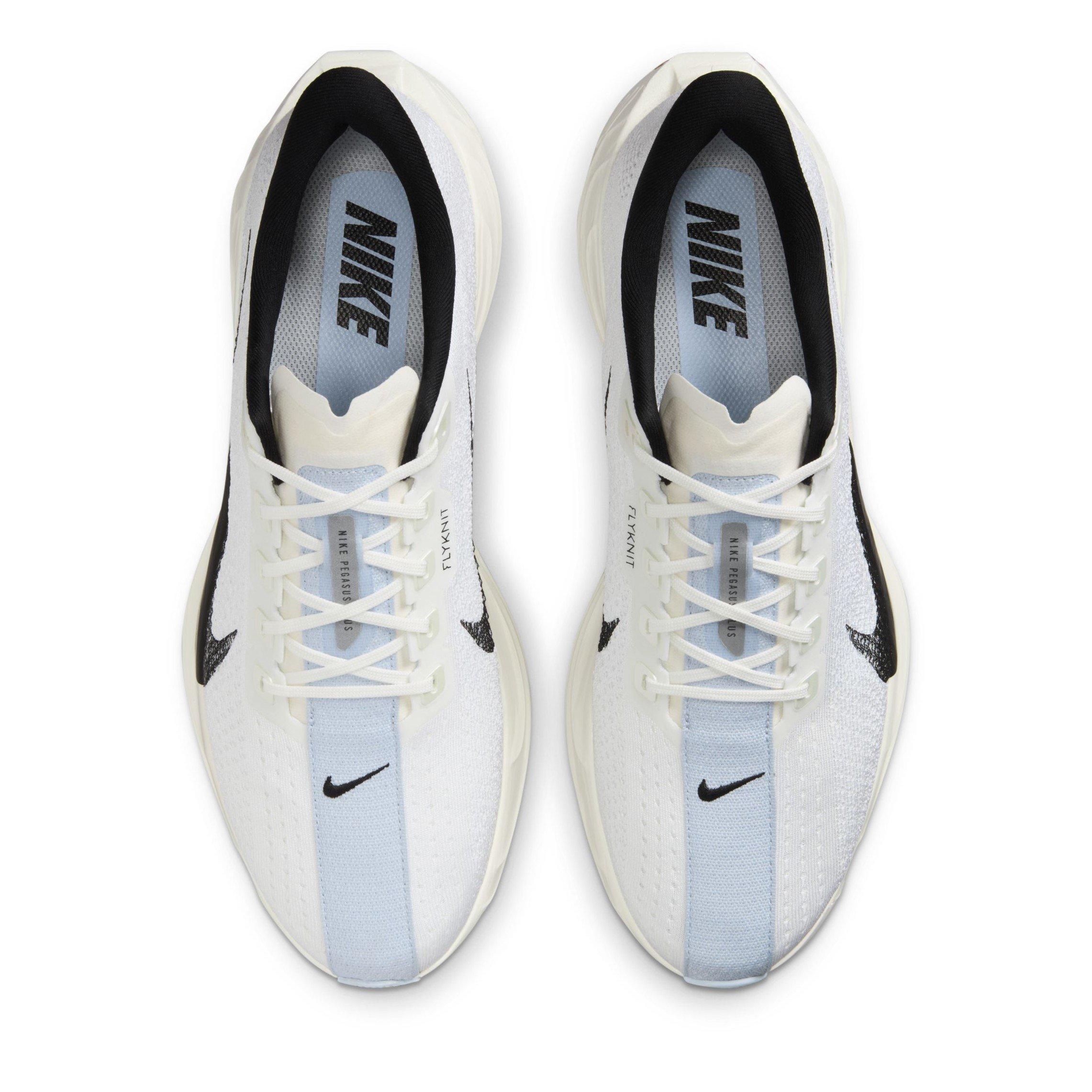 White/Blk-Blue - Nike - Pegasus Plus Mens Running Shoes - 5