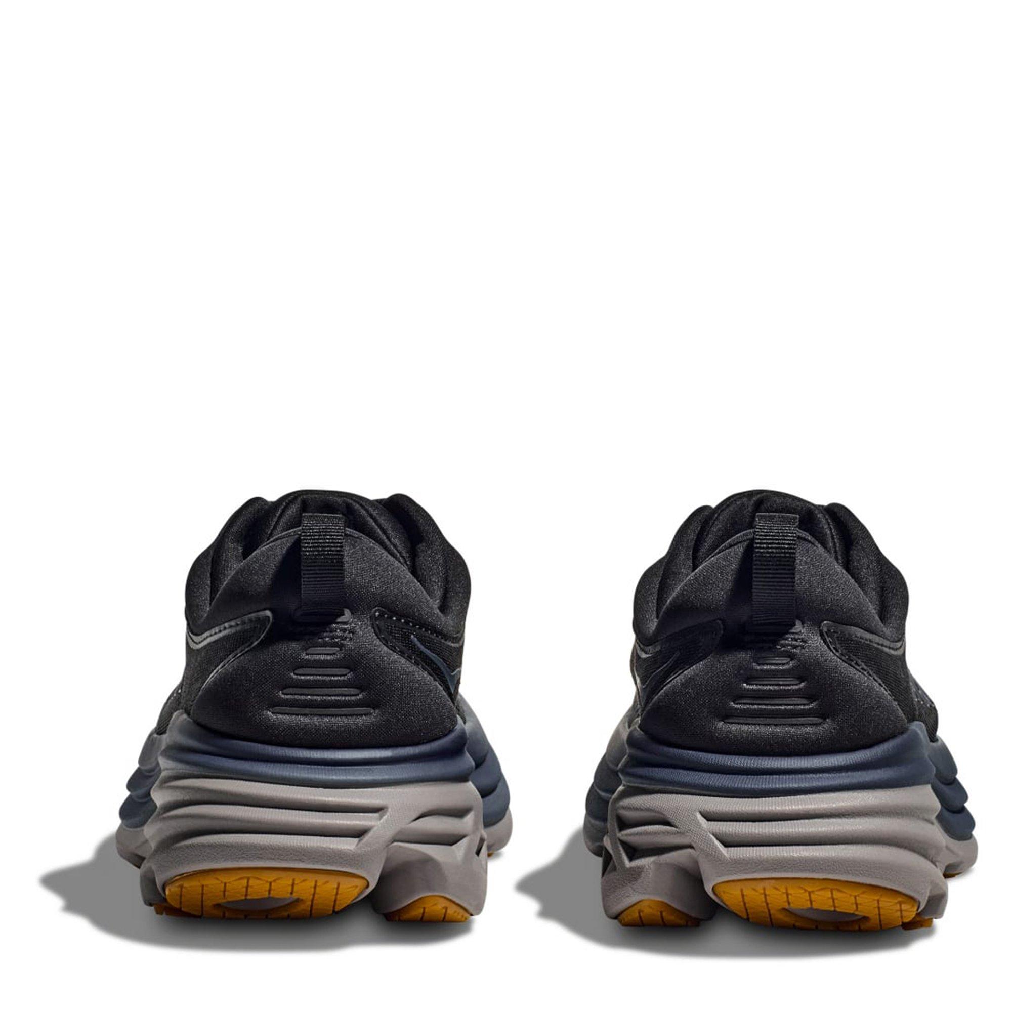 BLACK/IRON ORE - Hoka - Bondi 8 Mens Running Shoes - 5