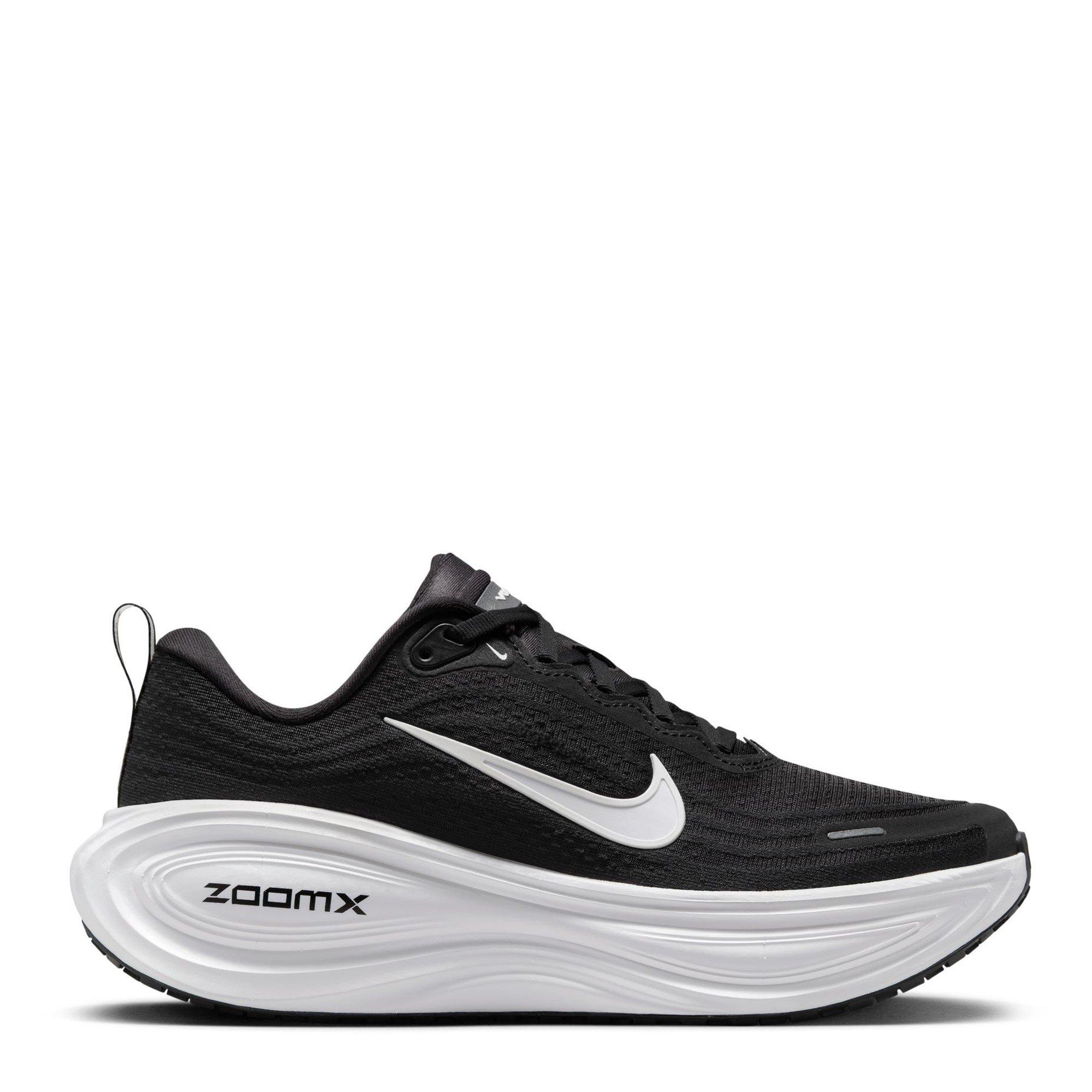 Black/White - Nike - Vomero Plus Running Shoes Womens - 1