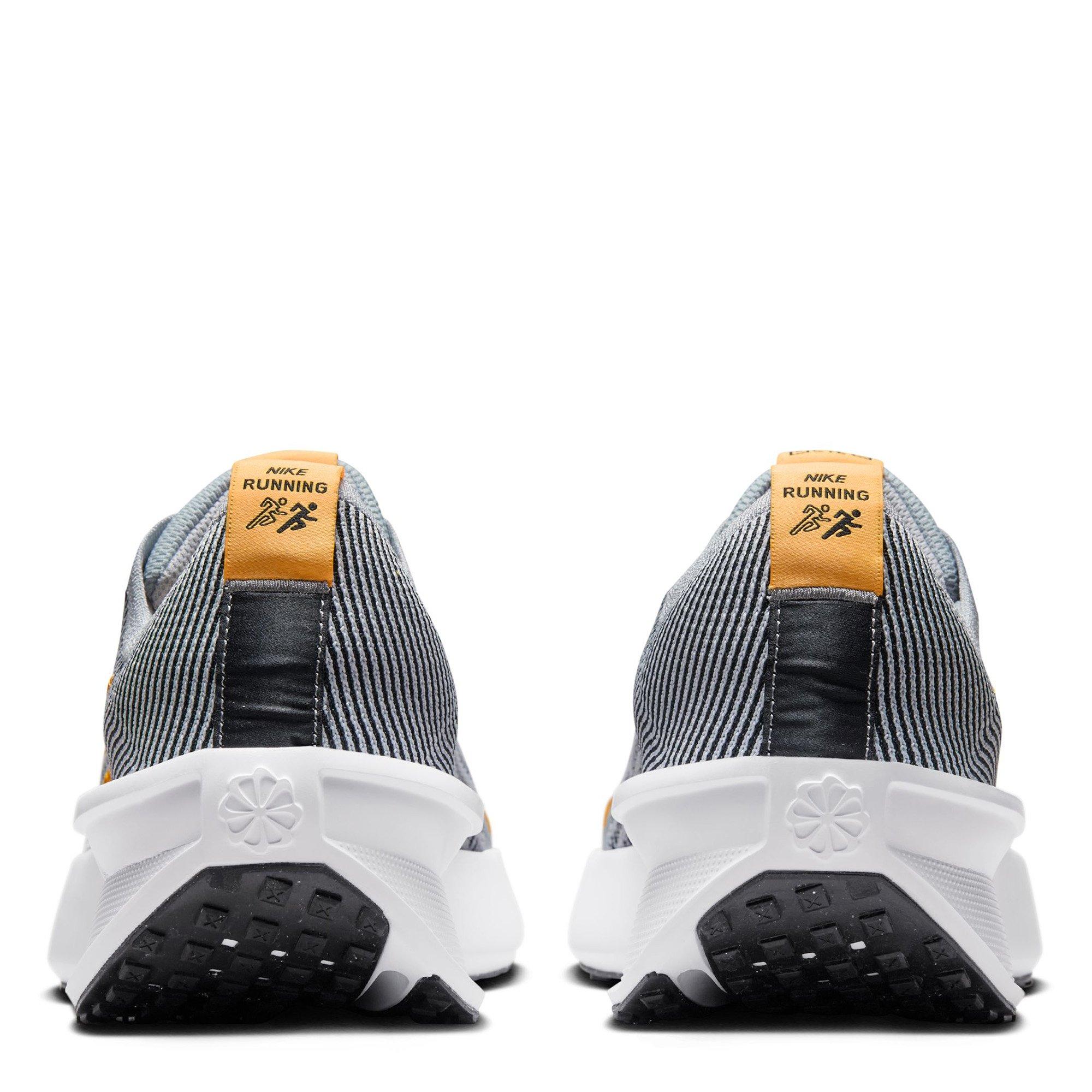 Grey/Orgn-Blk - Nike - Interact Run Mens Running Shoes - 6