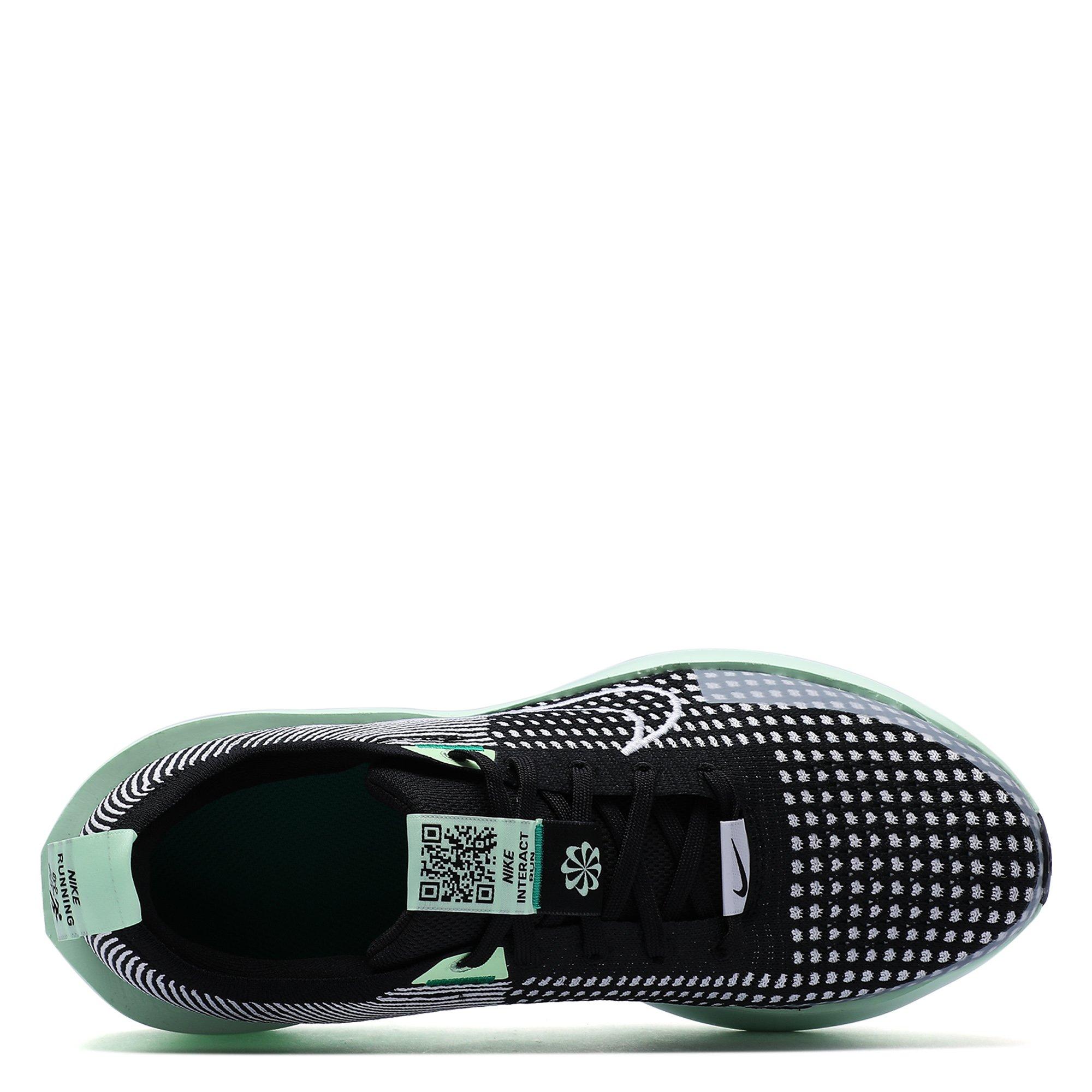 Blk/Wht-V.Green - Nike - Interact Run Mens Running Shoes - 3