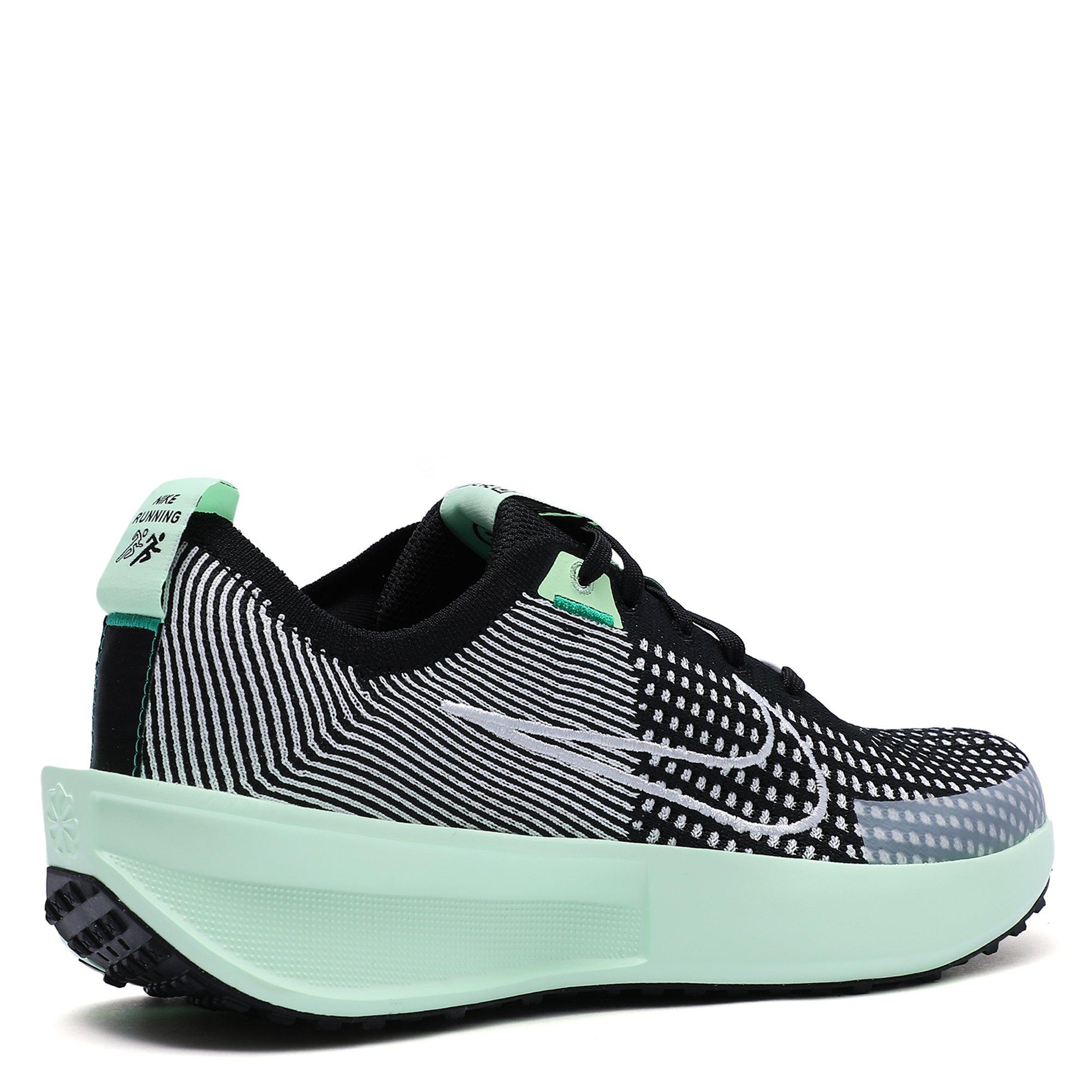 Blk/Wht-V.Green - Nike - Interact Run Mens Running Shoes - 6