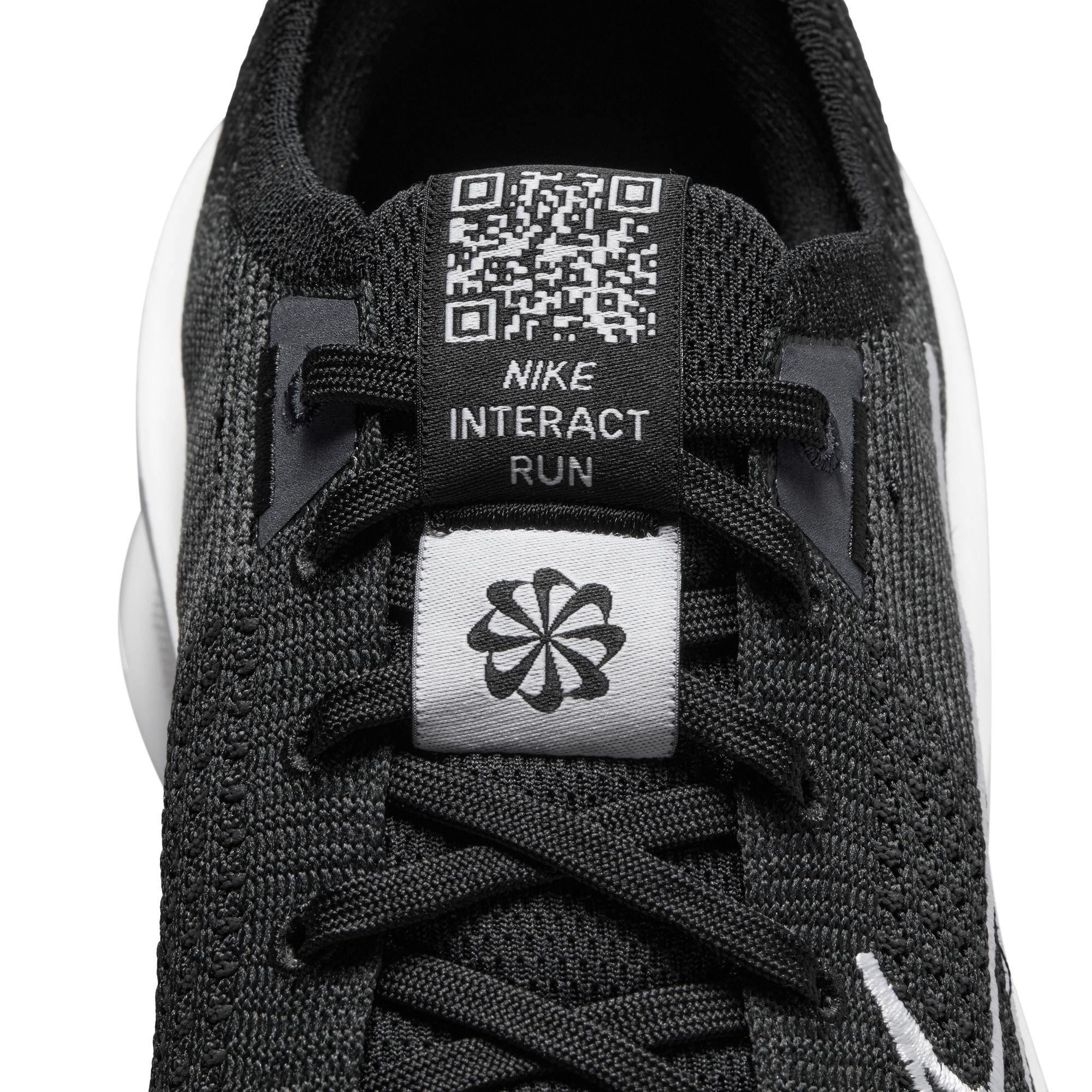 Blk/Wht-Anthra - Nike - Interact Run Mens Running Shoes - 10