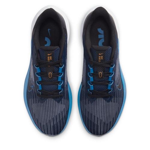 Obsidian/Blue - Nike - Air Winflo 9 Mens Running Shoes - 6