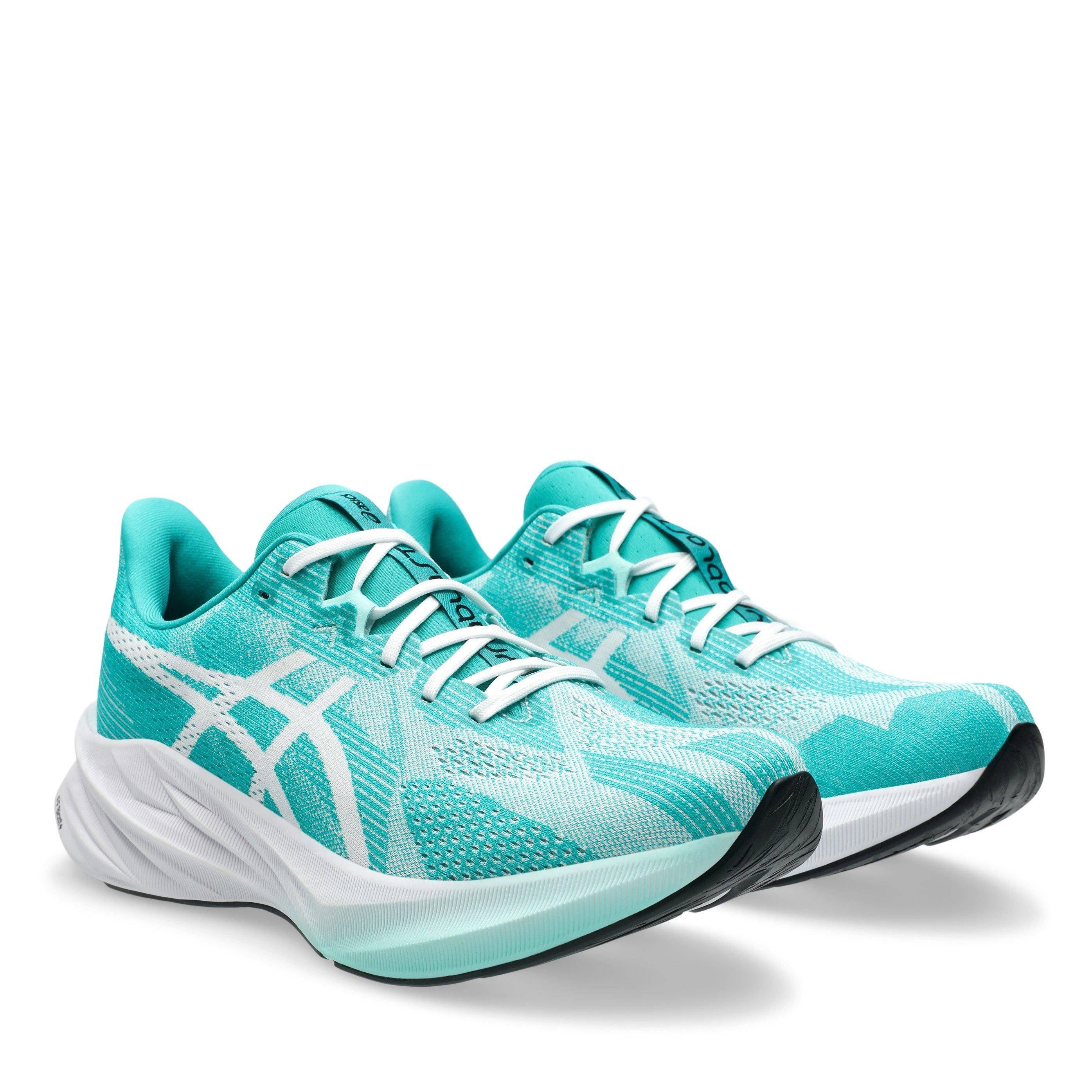 WHITE/WAVE TEAL - Asics - Dynablast 5 Mens Running Shoes - 4