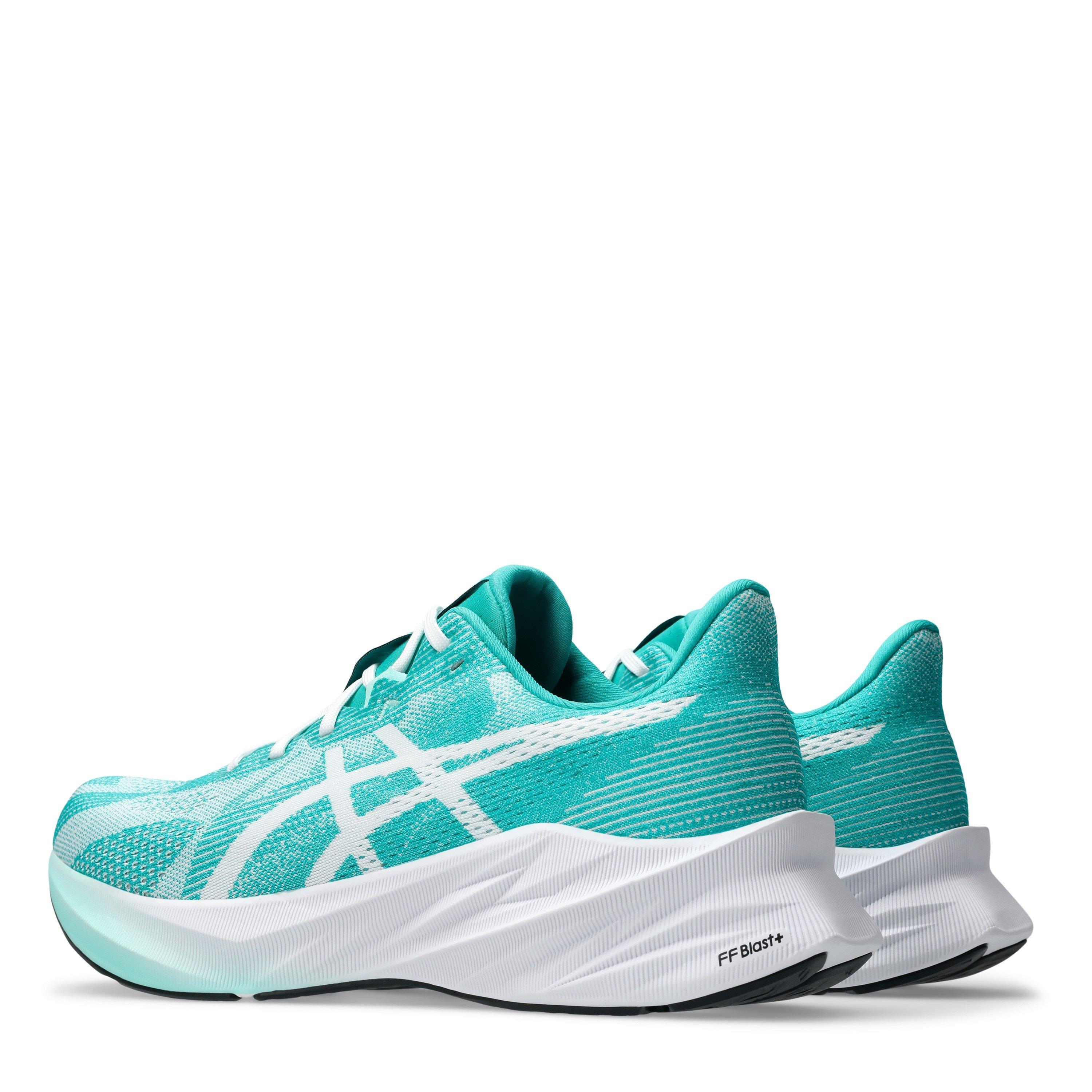 WHITE/WAVE TEAL - Asics - Dynablast 5 Mens Running Shoes - 5