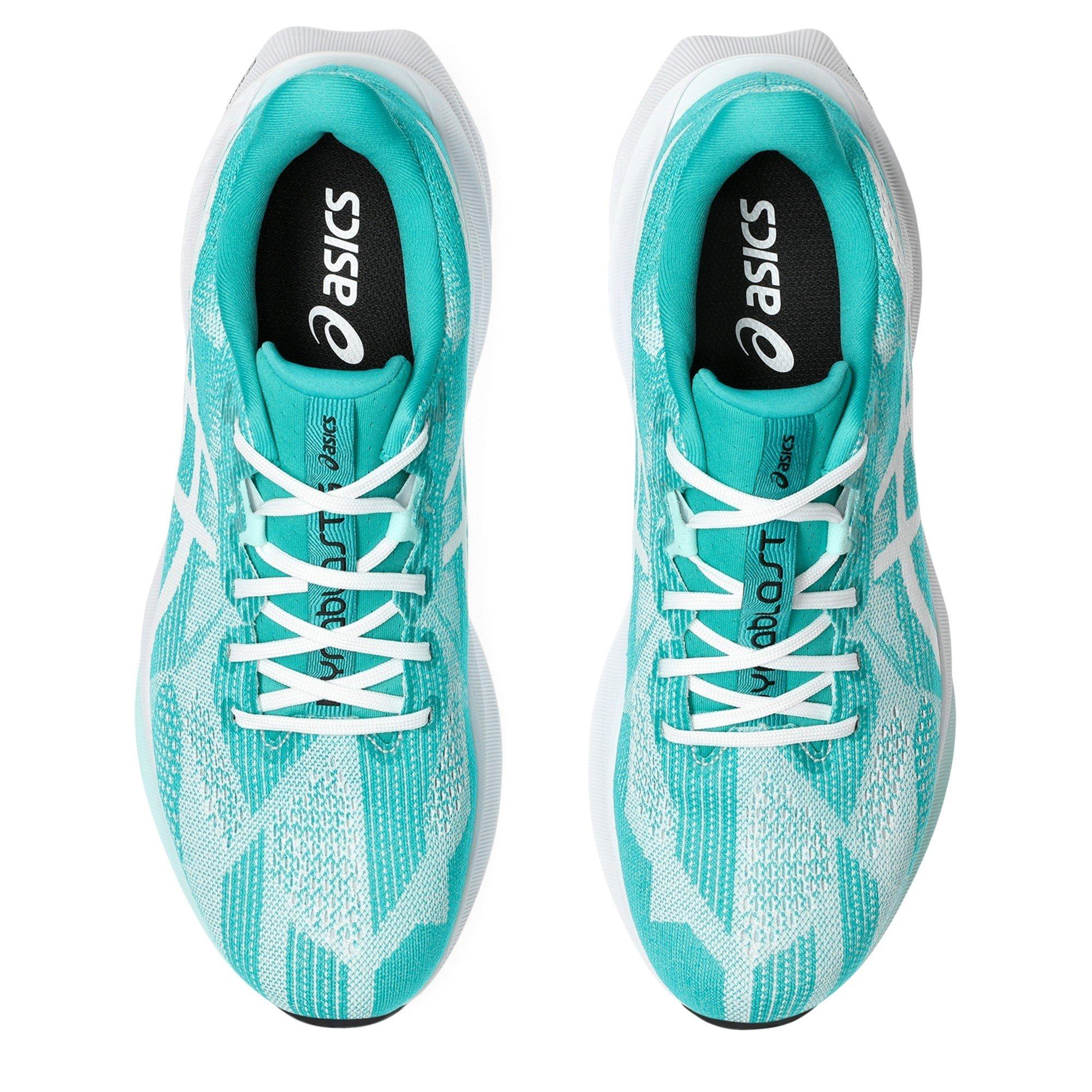 WHITE/WAVE TEAL - Asics - Dynablast 5 Mens Running Shoes - 6