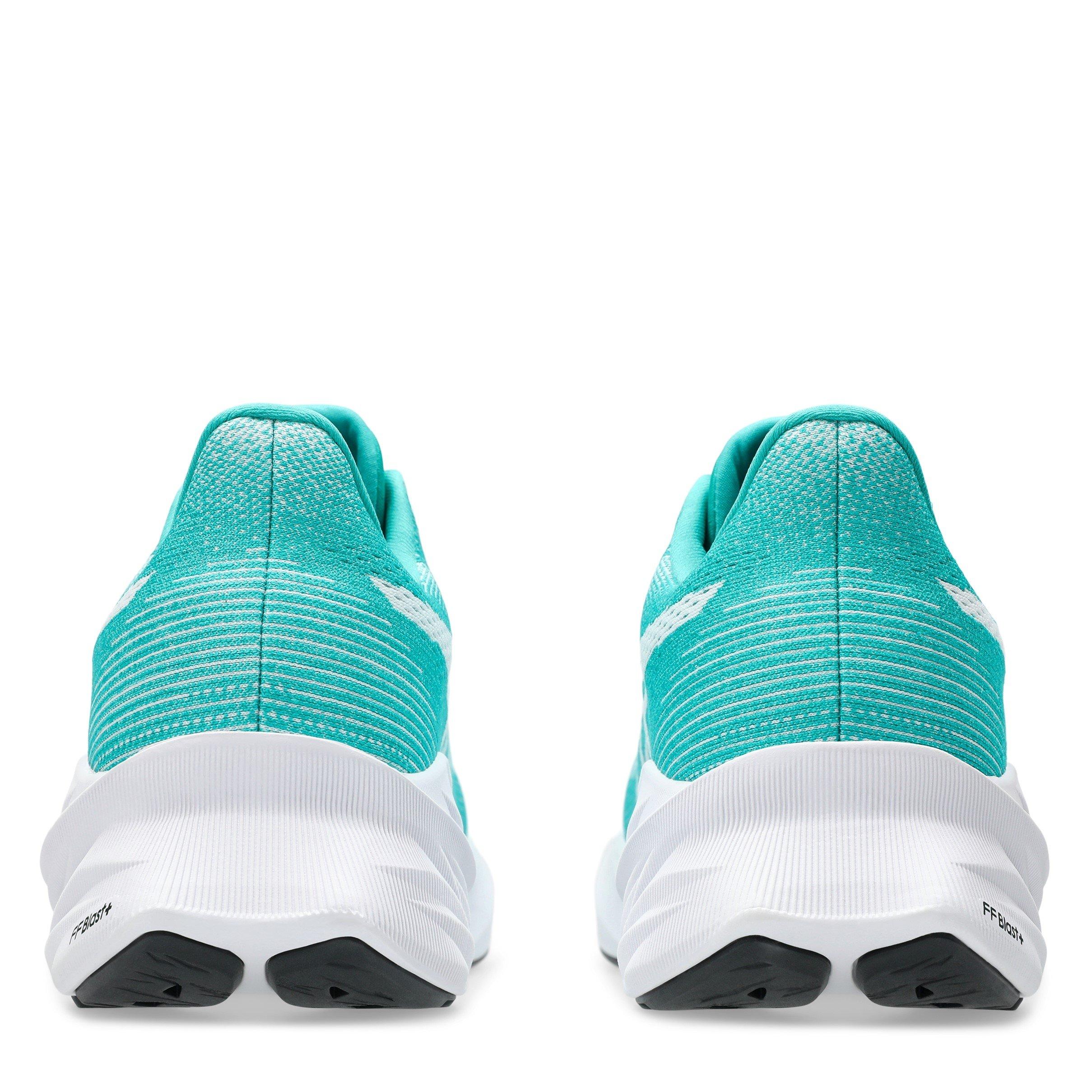 WHITE/WAVE TEAL - Asics - Dynablast 5 Mens Running Shoes - 7