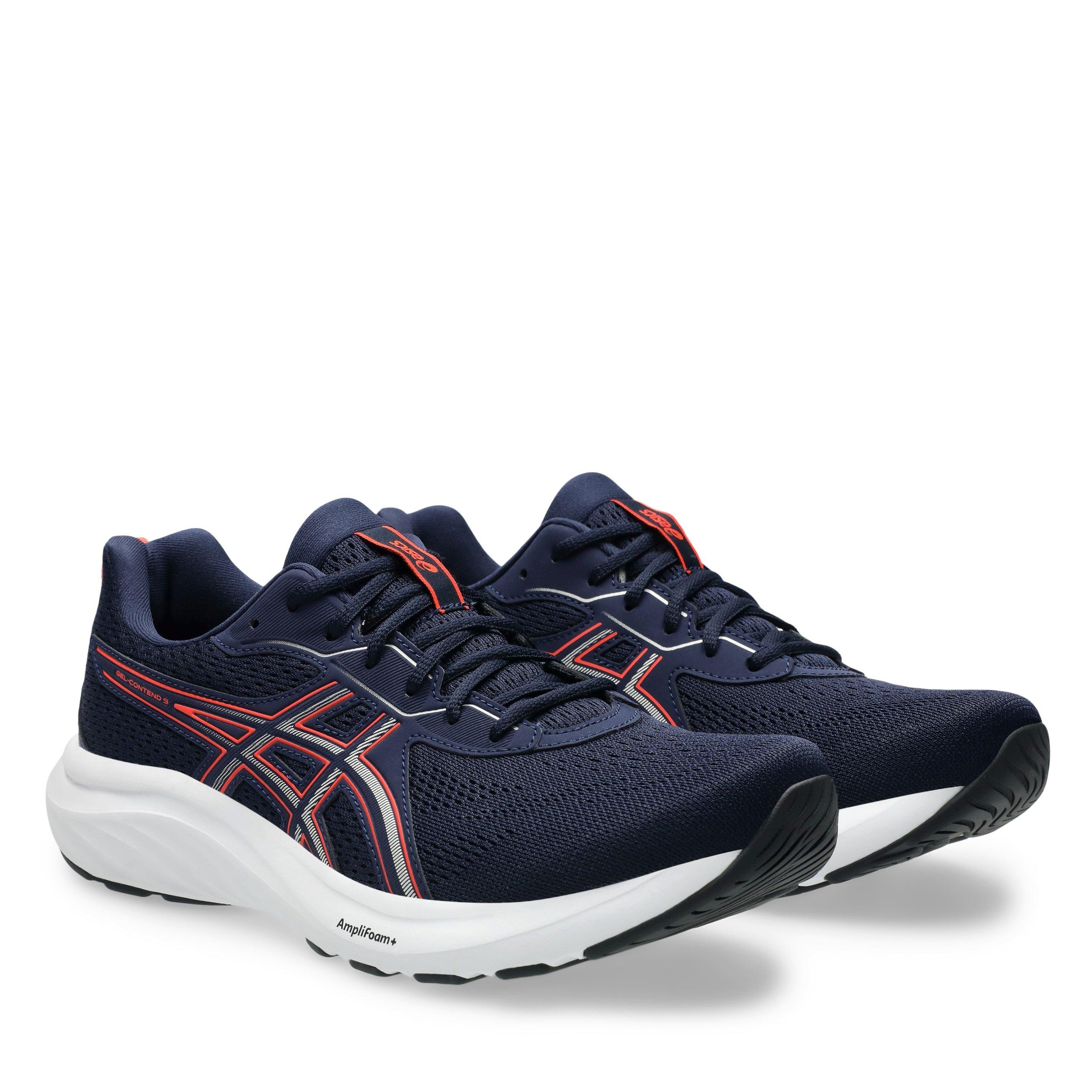 MIDNIGHT/RED - Asics - Gel-Contend 9 Mens Running Shoes - 4