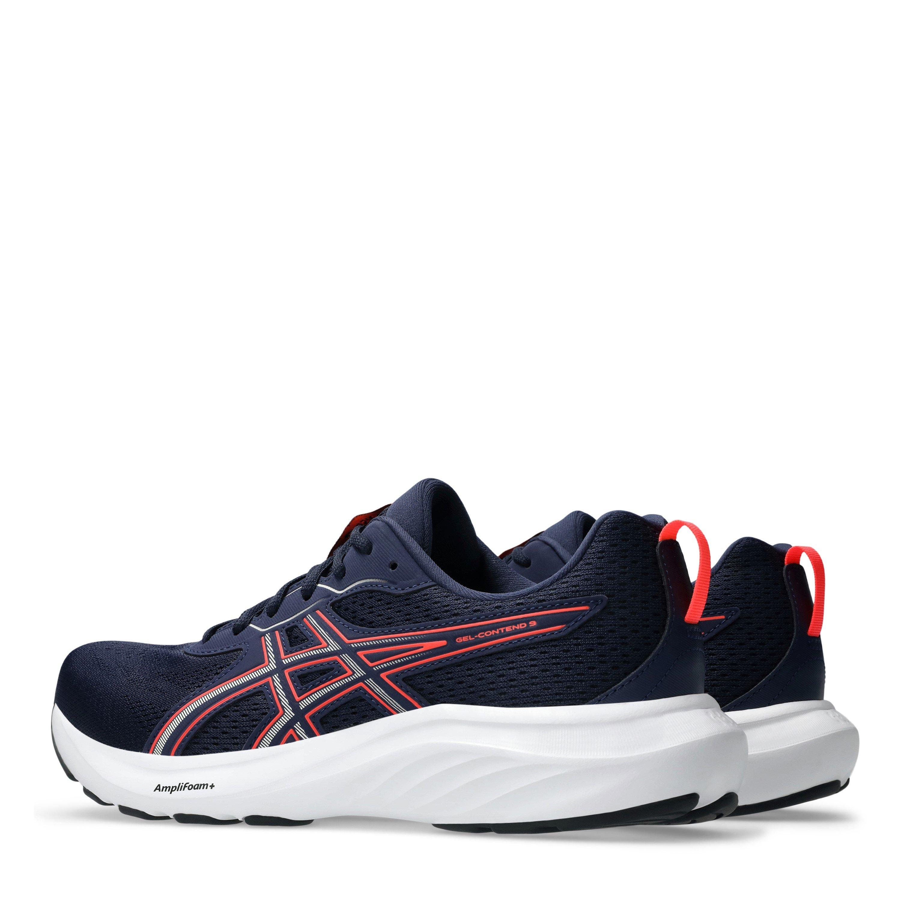 MIDNIGHT/RED - Asics - Gel-Contend 9 Mens Running Shoes - 5