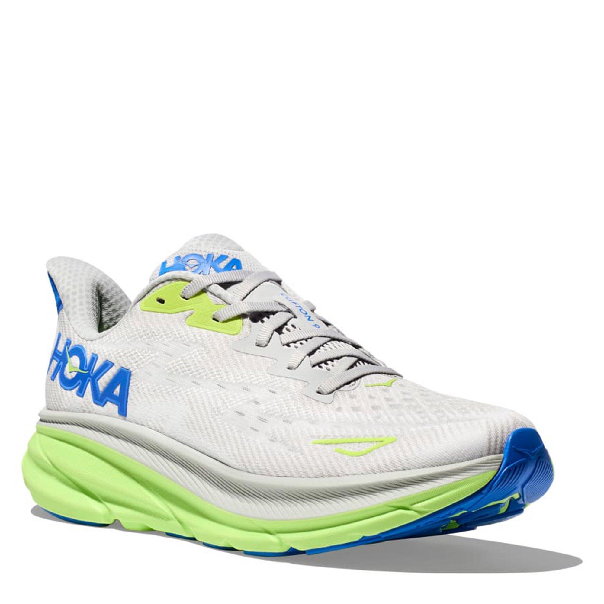 STARDUST/COBALT - Hoka - Clifton 9 Wide Mens Running Shoes - 5