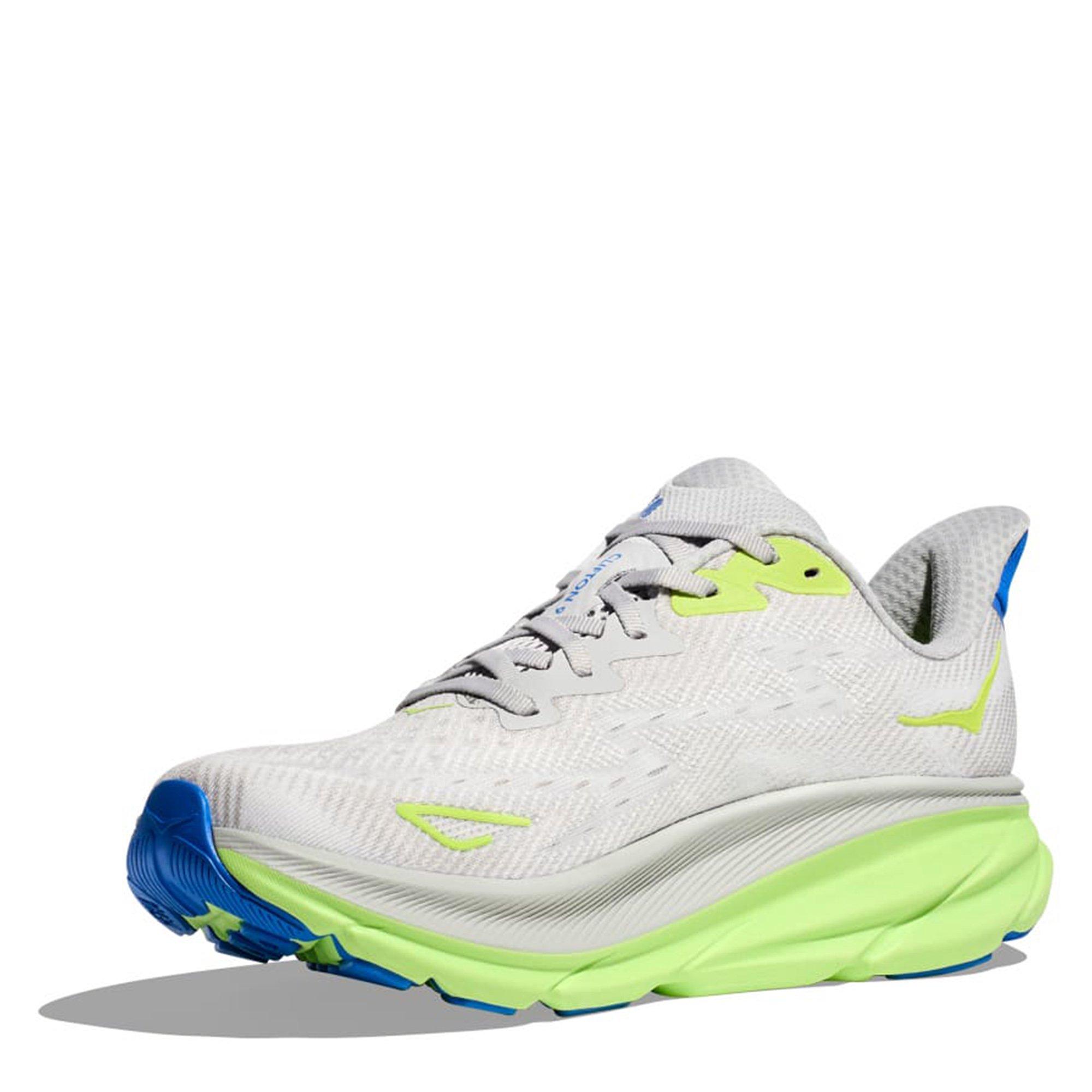 STARDUST/COBALT - Hoka - Clifton 9 Wide Mens Running Shoes - 6