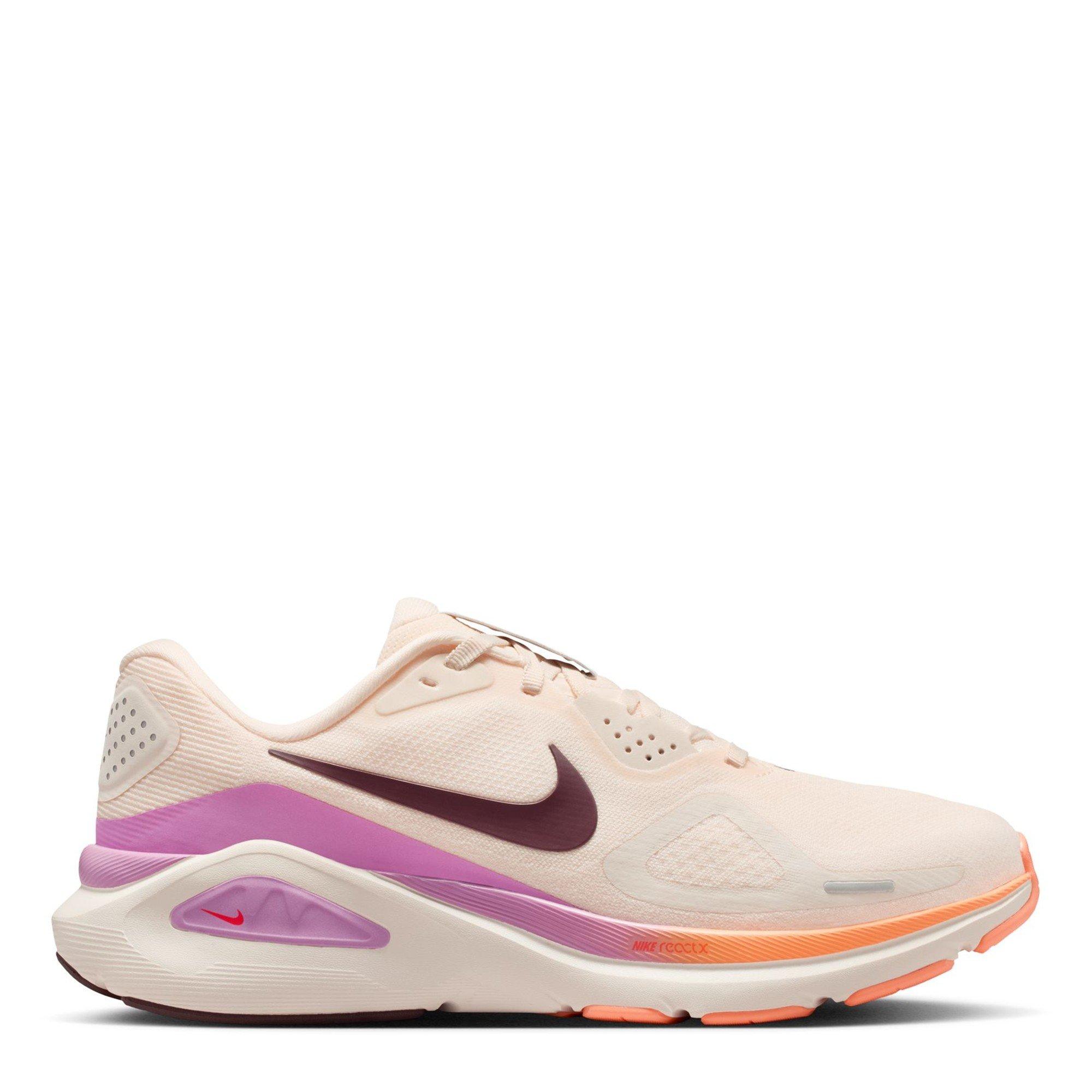 Nike Women's Structure 26 Trainers - Chalk/Magenta - 8 (42.5)