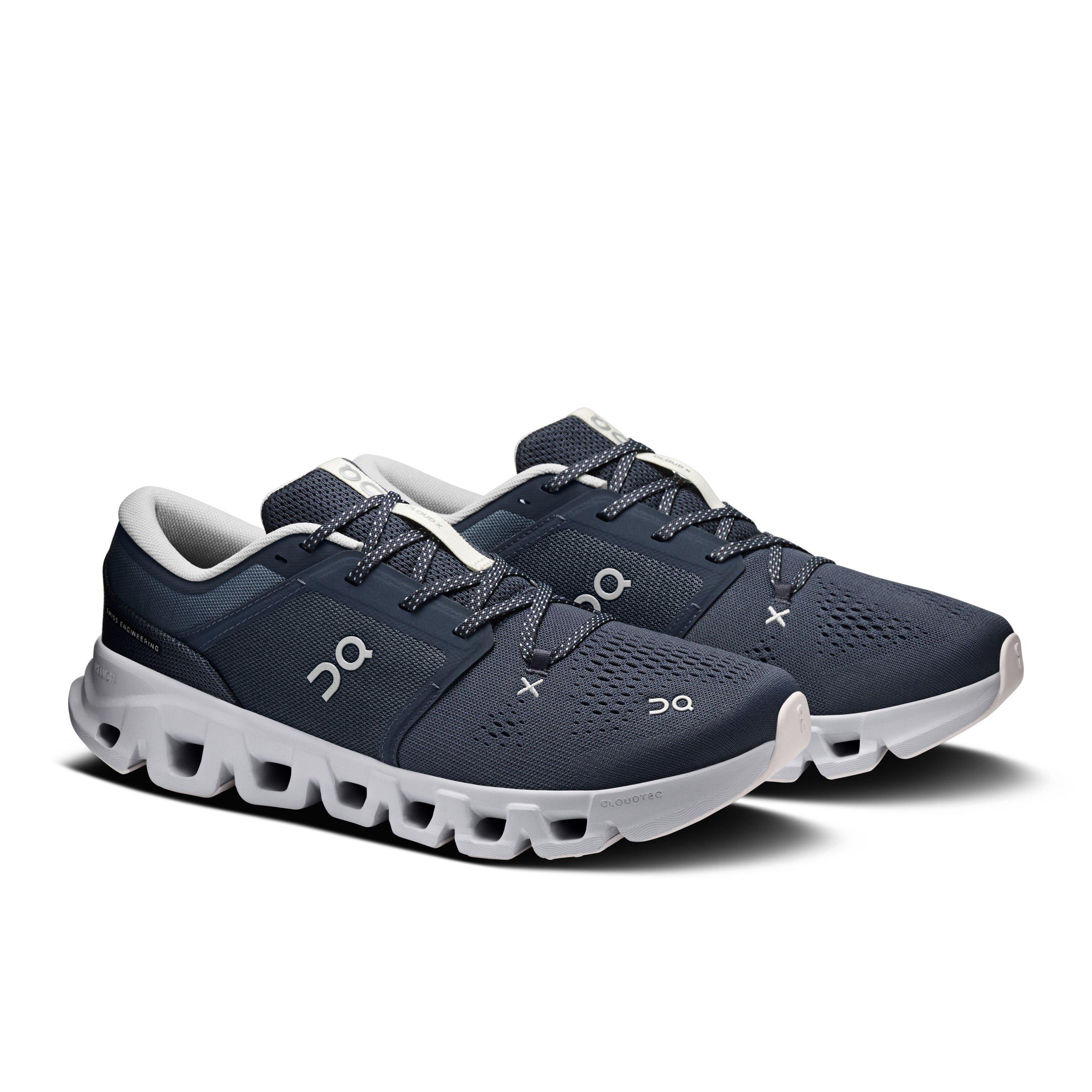 Navy/Glacier - On - Men's Cloud X 5 Road Running Shoes - 3