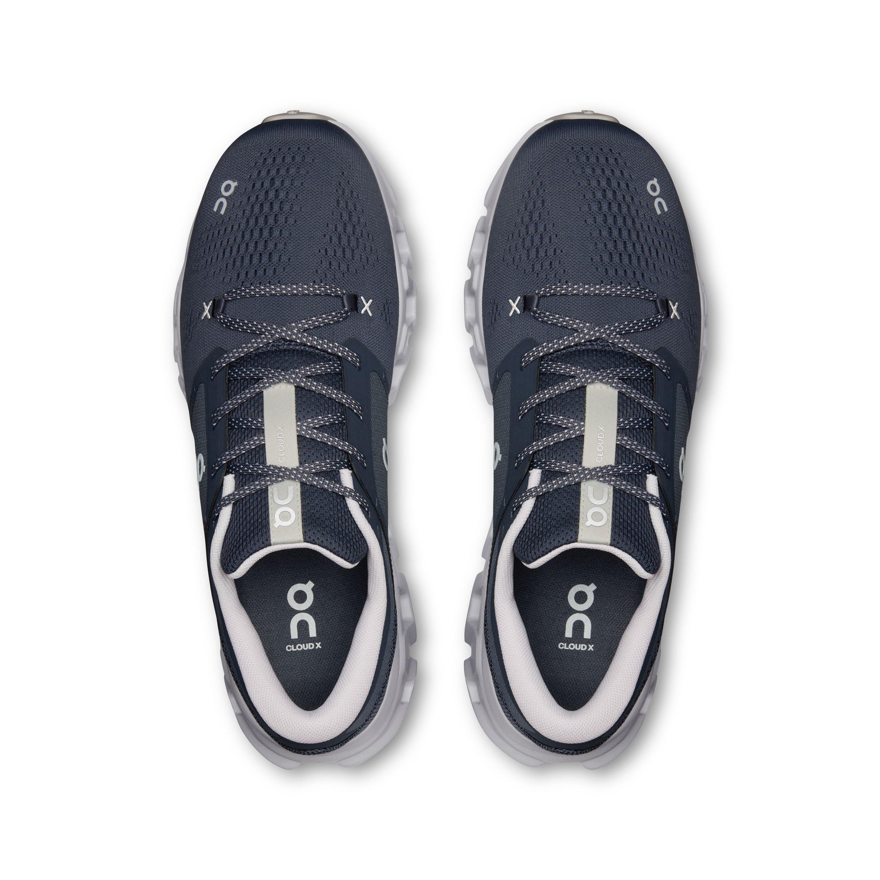 Navy/Glacier - On - Men's Cloud X 5 Road Running Shoes - 4