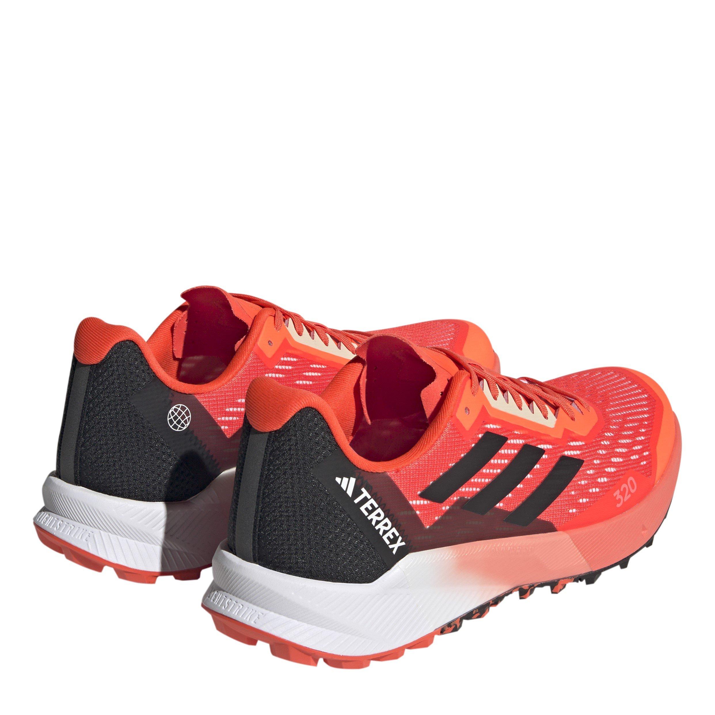 Orange - adidas - Terrex Agravic Flow 2 Trail Running Shoes Mens - 4