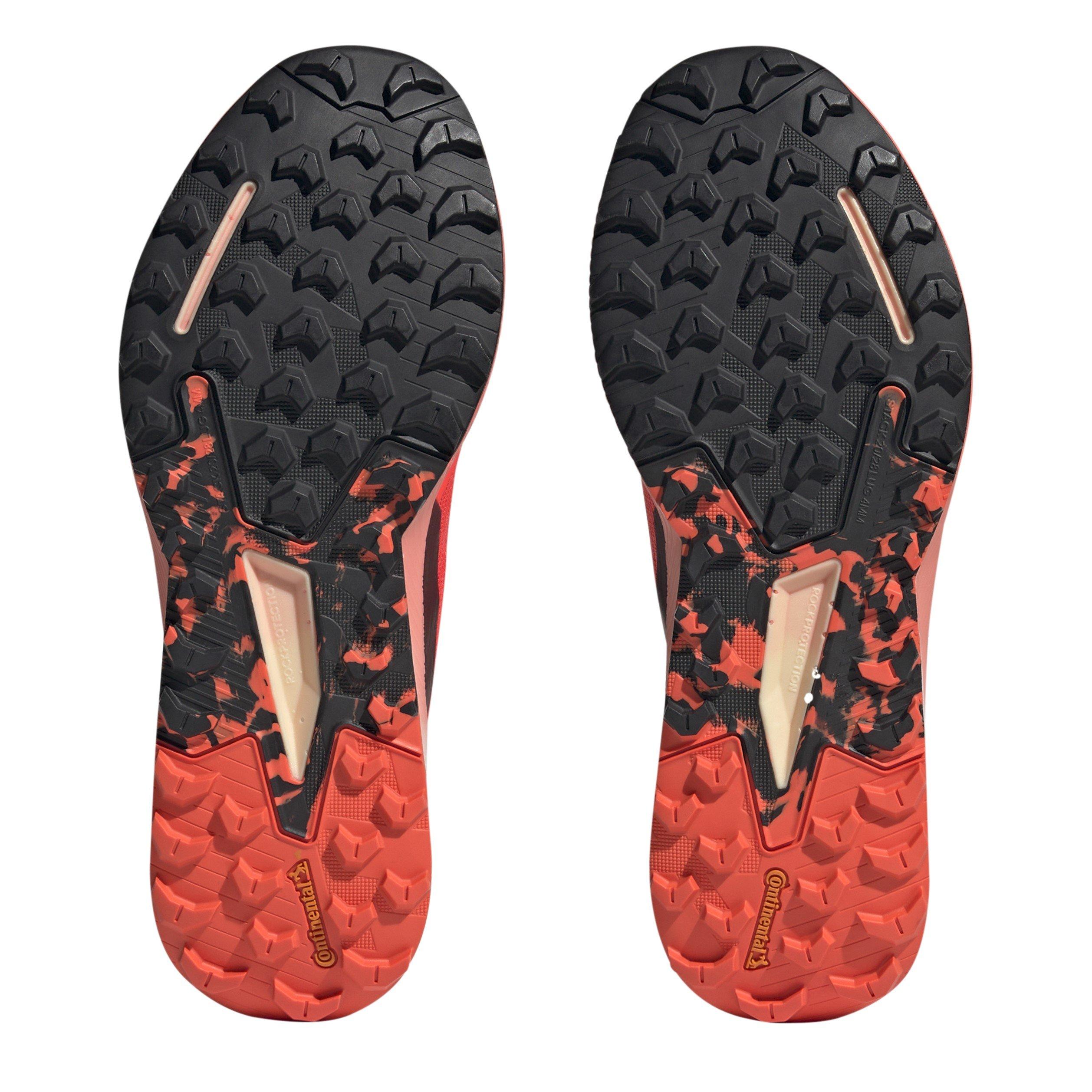 Orange - adidas - Terrex Agravic Flow 2 Trail Running Shoes Mens - 6