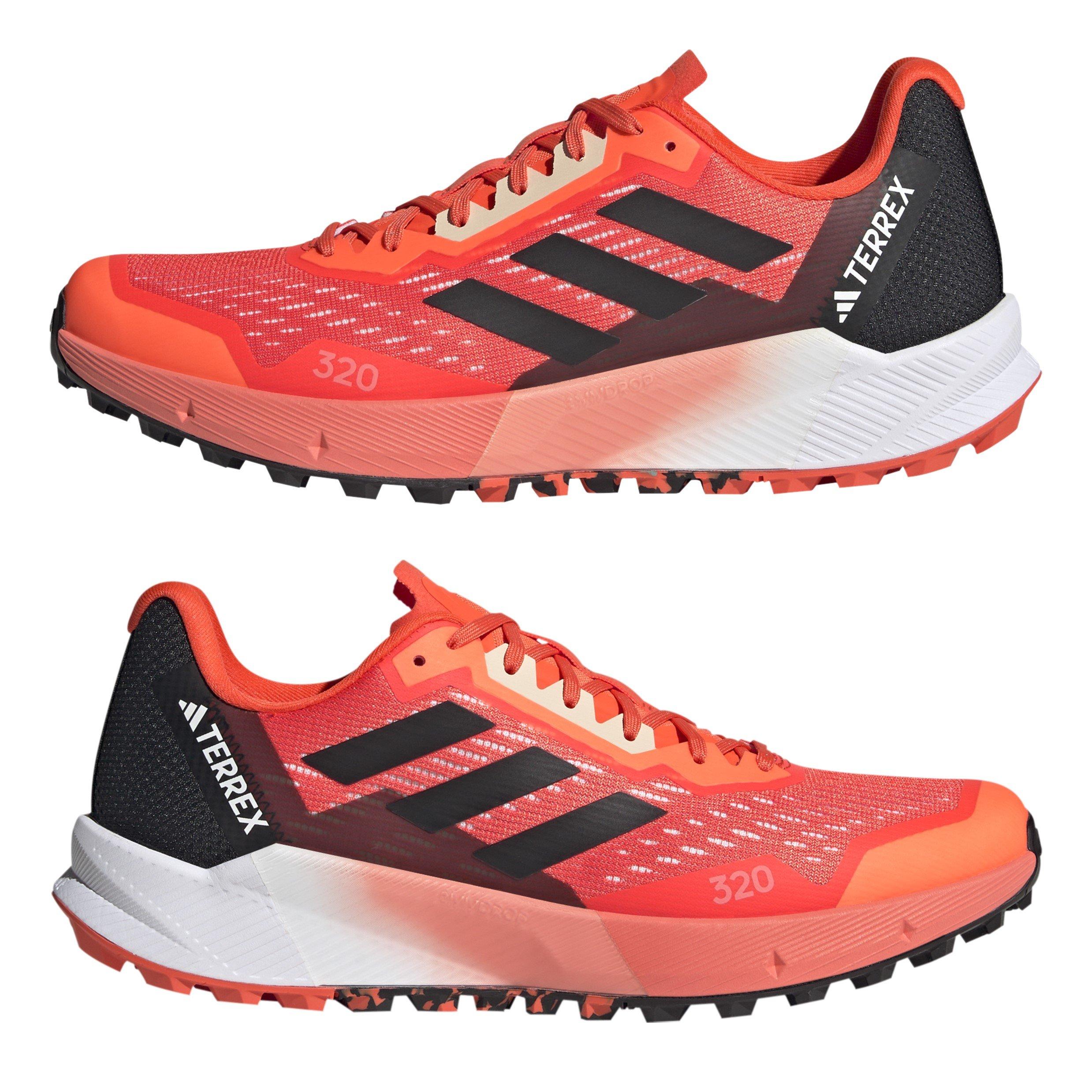 Orange - adidas - Terrex Agravic Flow 2 Trail Running Shoes Mens - 9