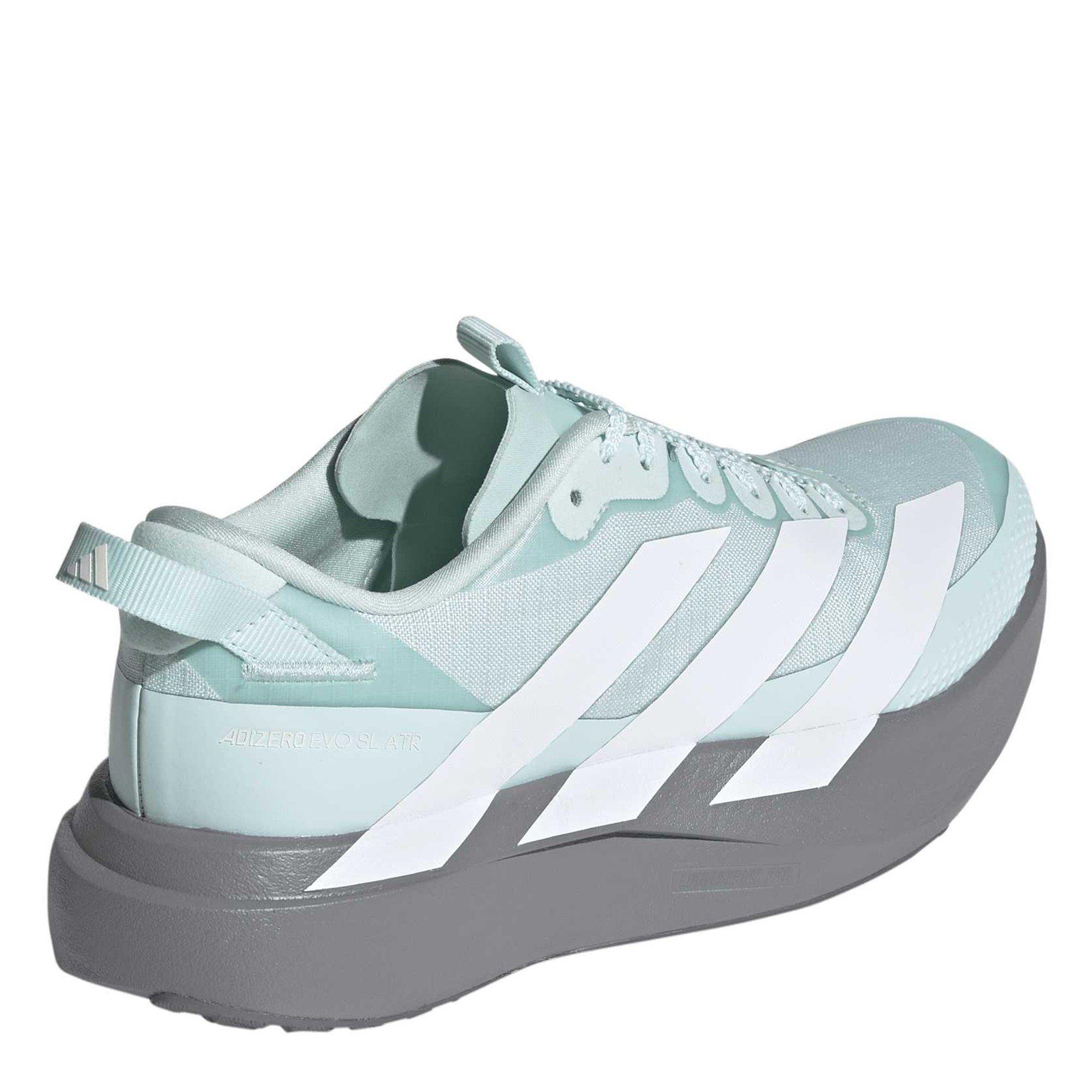 Green/White - adidas - Women's EVO SL ATR Road Running Shoes - 4