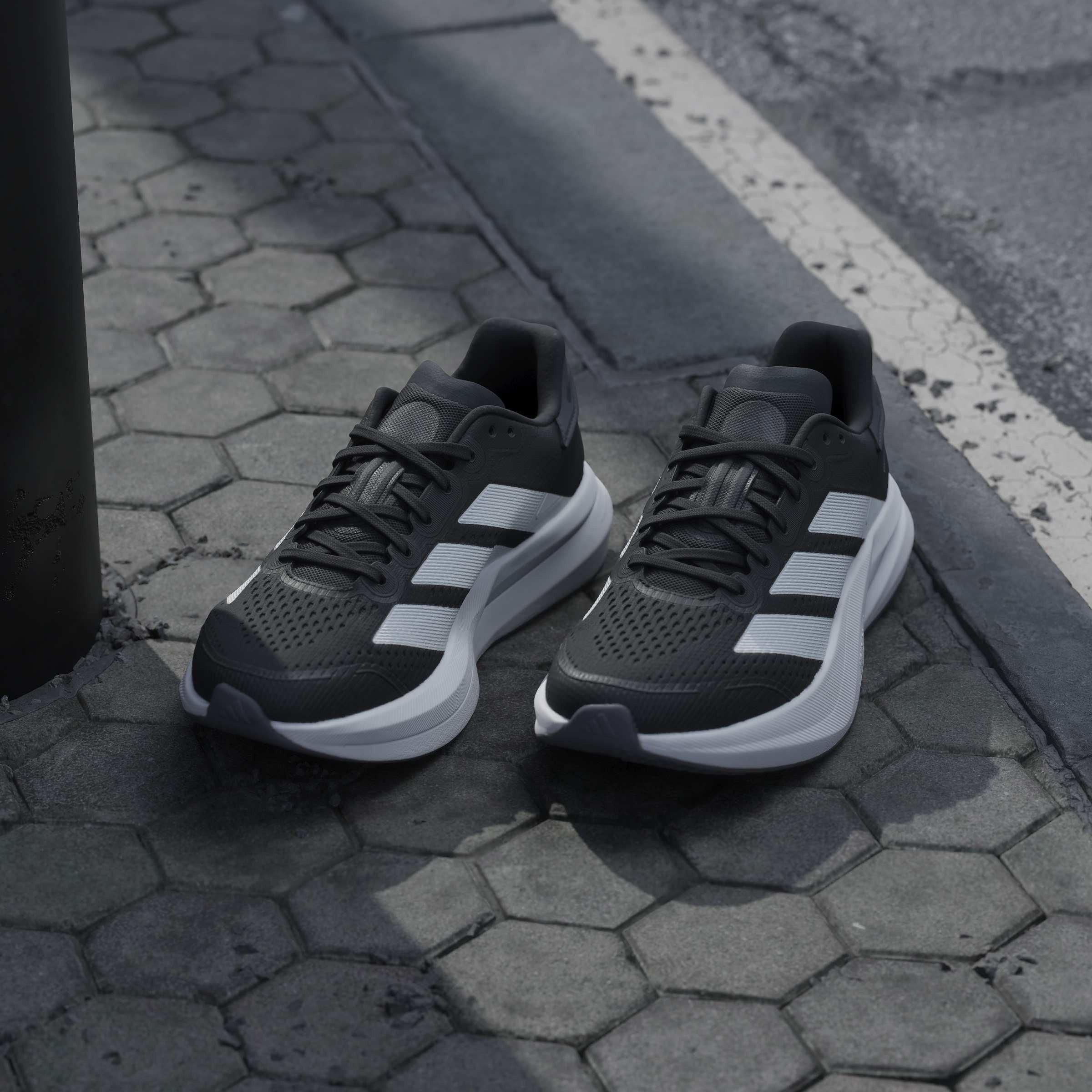 Black/Zero/Grey - adidas - Duramo Speed 2 Womens Running Shoes - 12