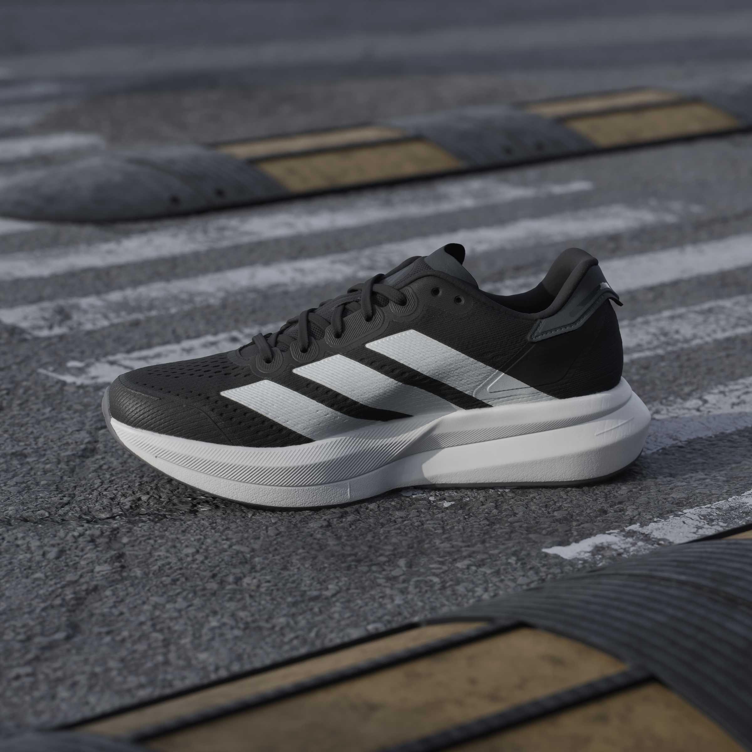 Black/Zero/Grey - adidas - Duramo Speed 2 Womens Running Shoes - 14