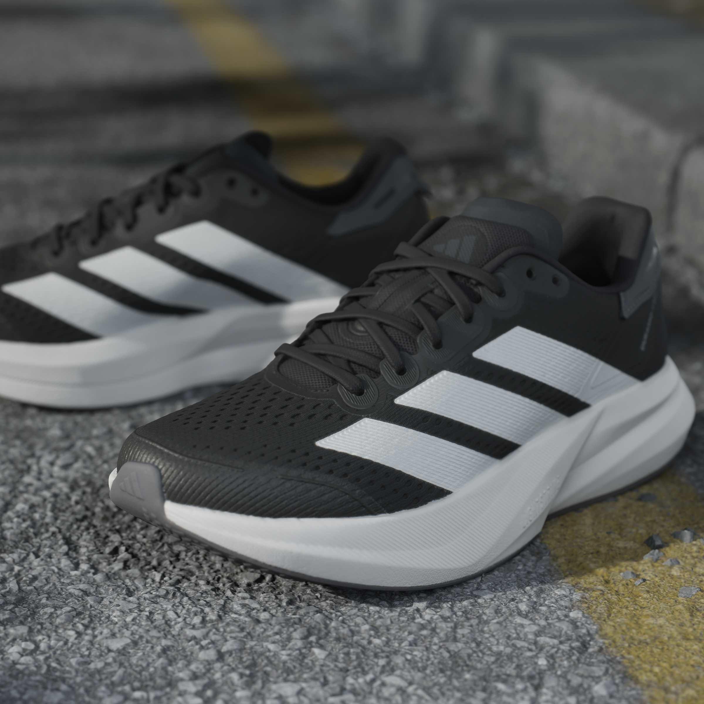 Black/Zero/Grey - adidas - Duramo Speed 2 Womens Running Shoes - 16