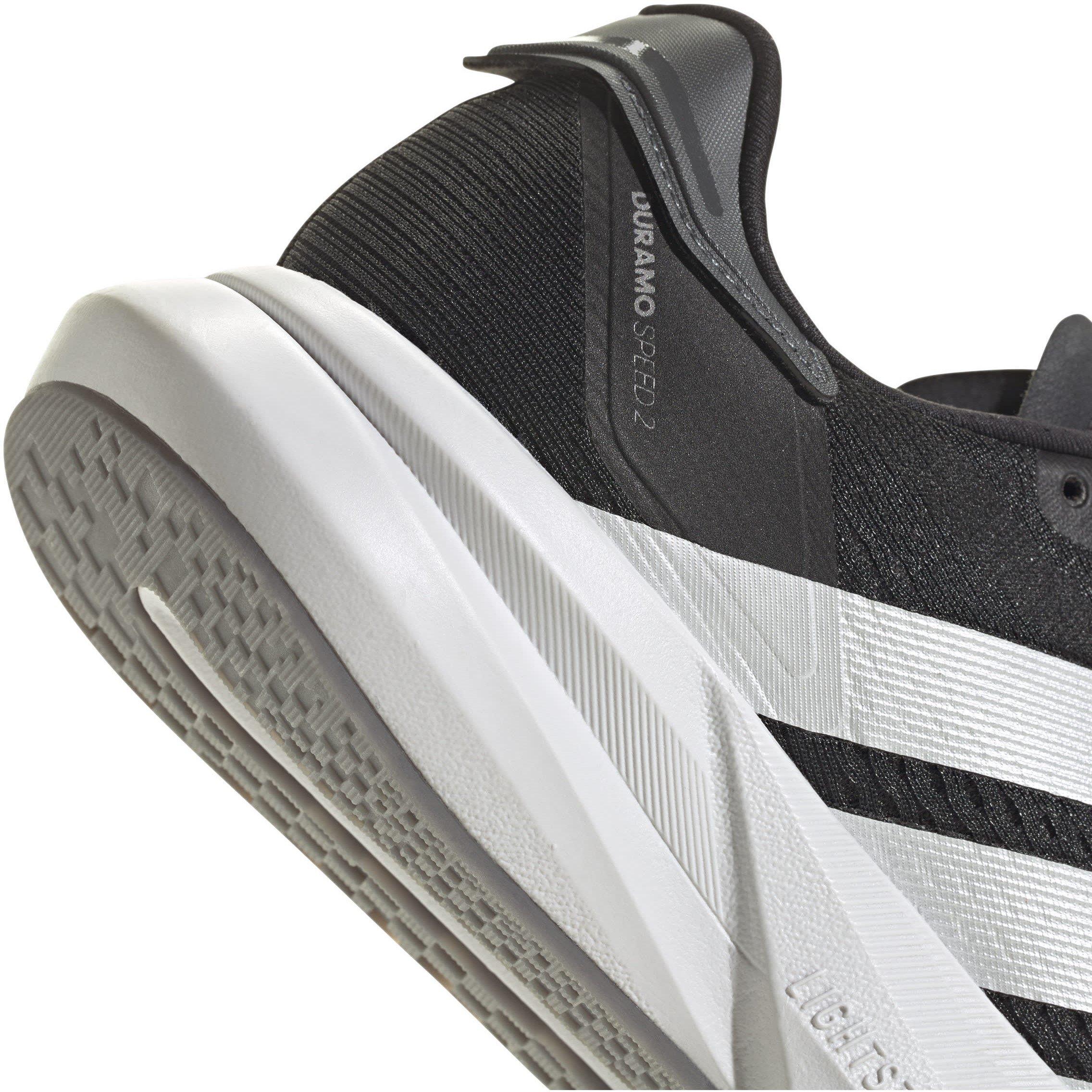 Black/Zero/Grey - adidas - Duramo Speed 2 Womens Running Shoes - 8