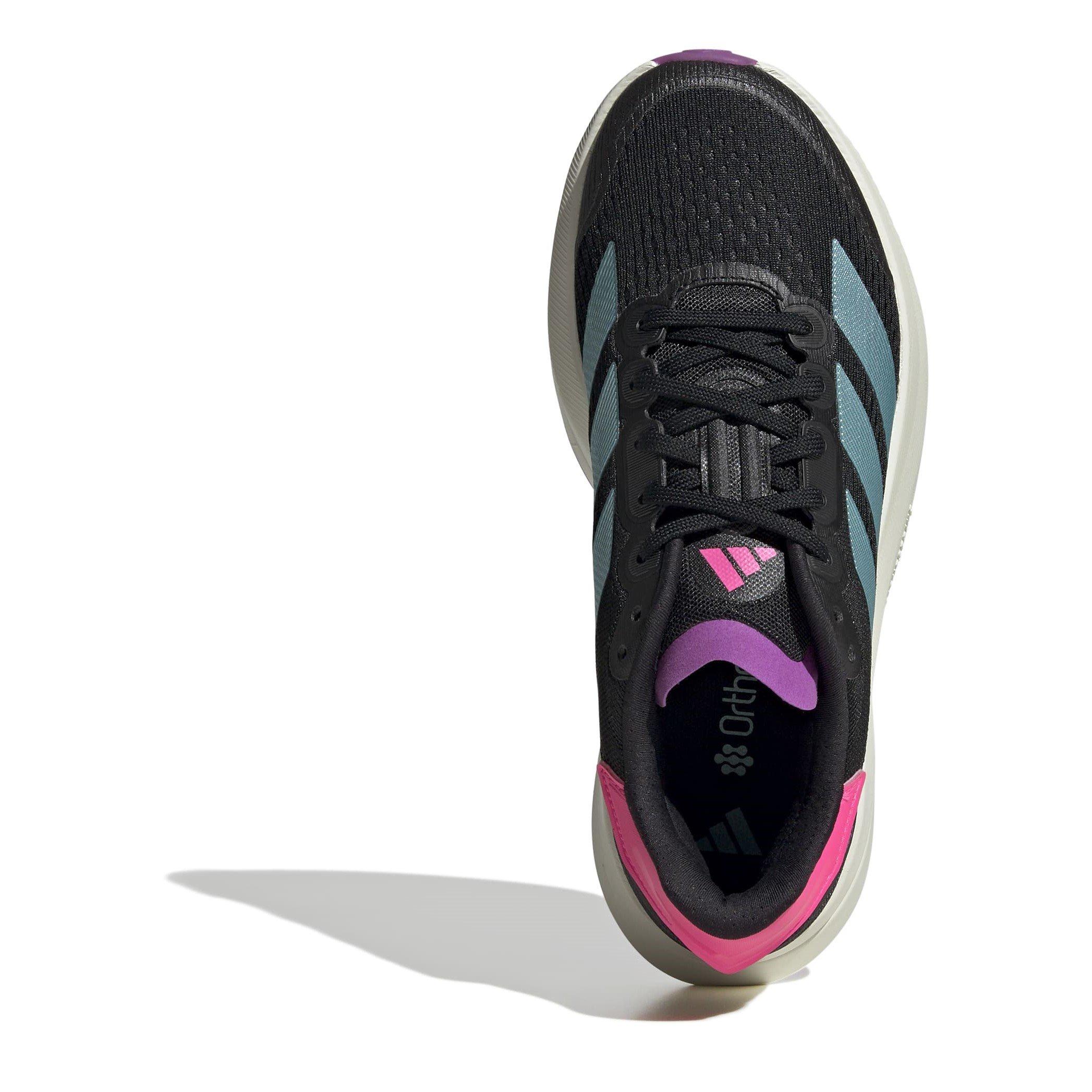 CBlk/Aqua/Pink - adidas - Duramo Speed 2 Womens Running Shoes - 5