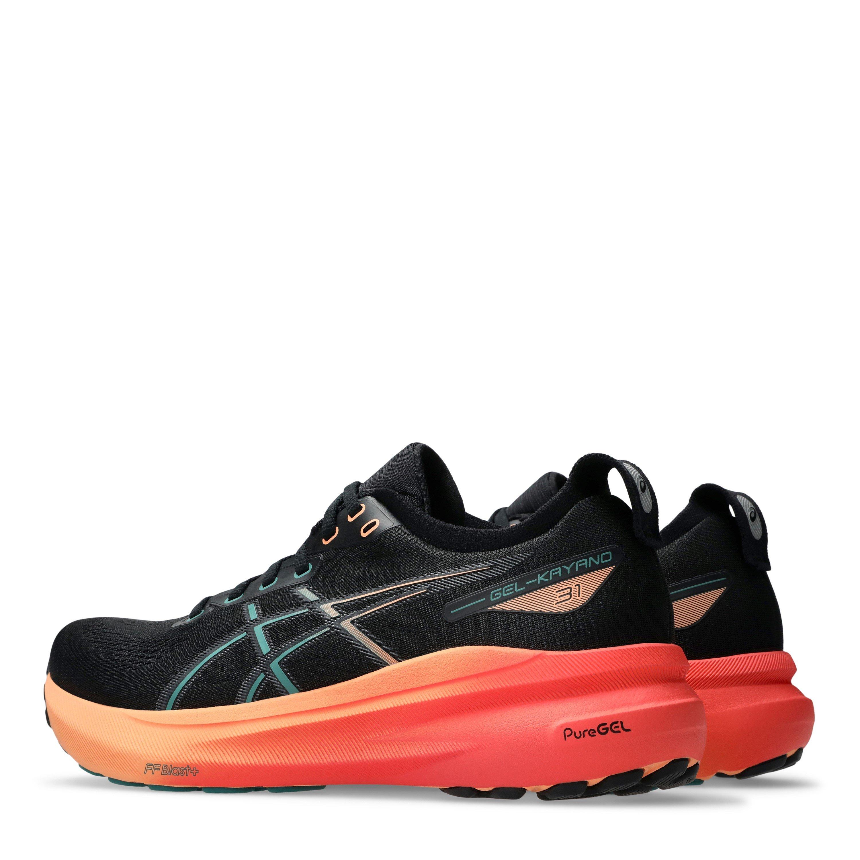 BLACK/RAINYLAKE - Asics - Kayano 31 Mens Running Shoes - 5
