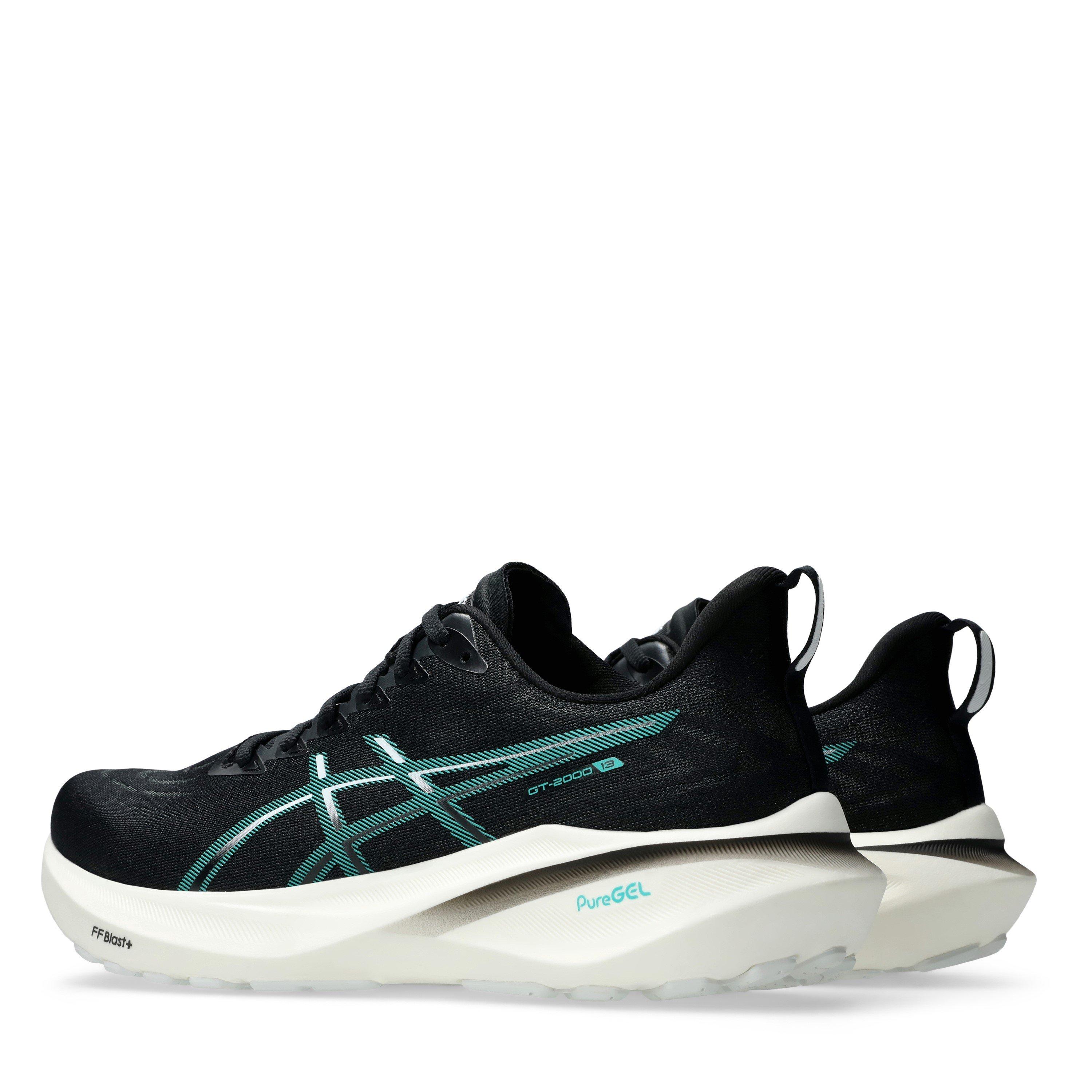 BLACK/WAVE TEAL - Asics - GT-2000 13 Mens Running Shoes - 5
