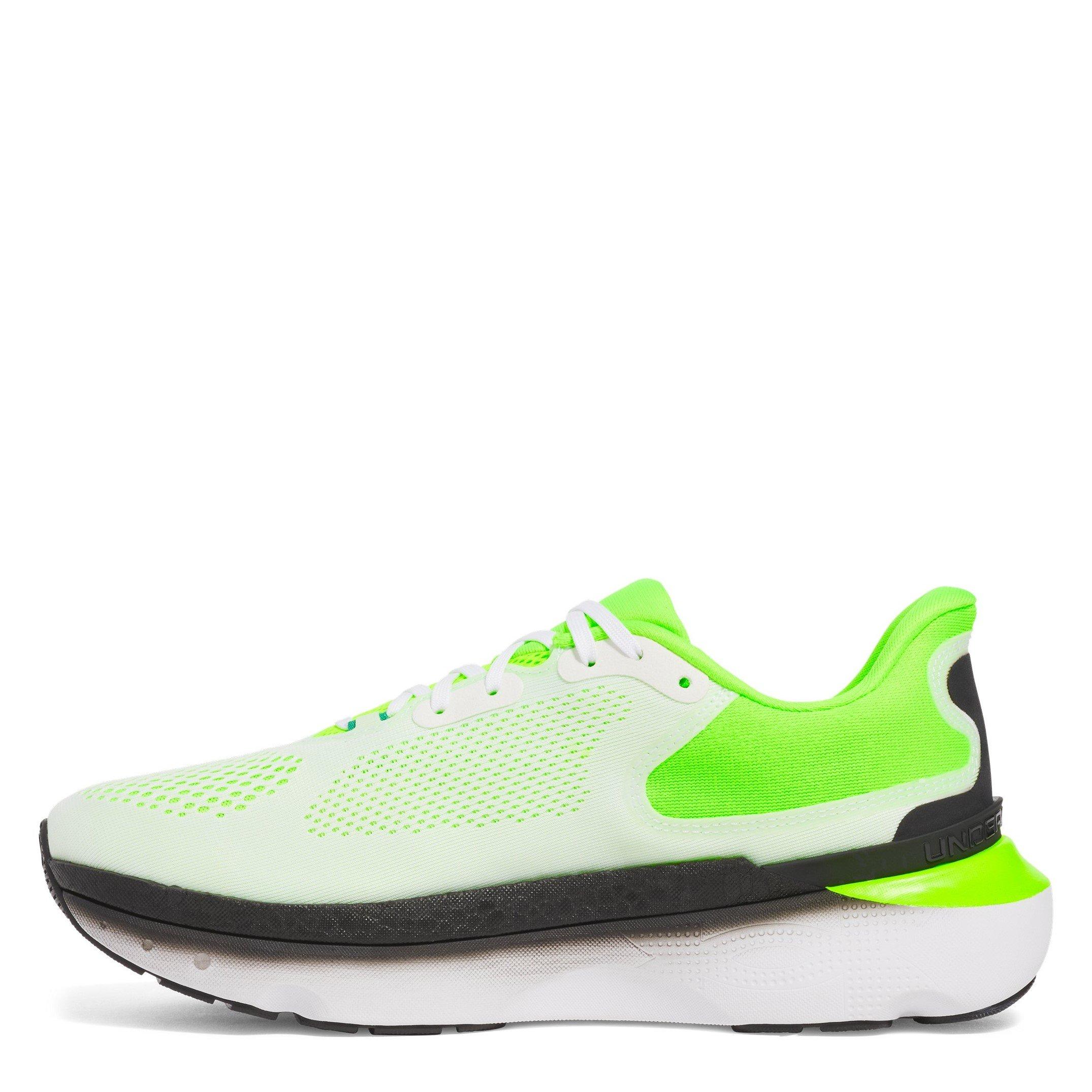 White/Green/Blk - Under Armour - Infinite Pro 2 Mens Running Shoes - 2