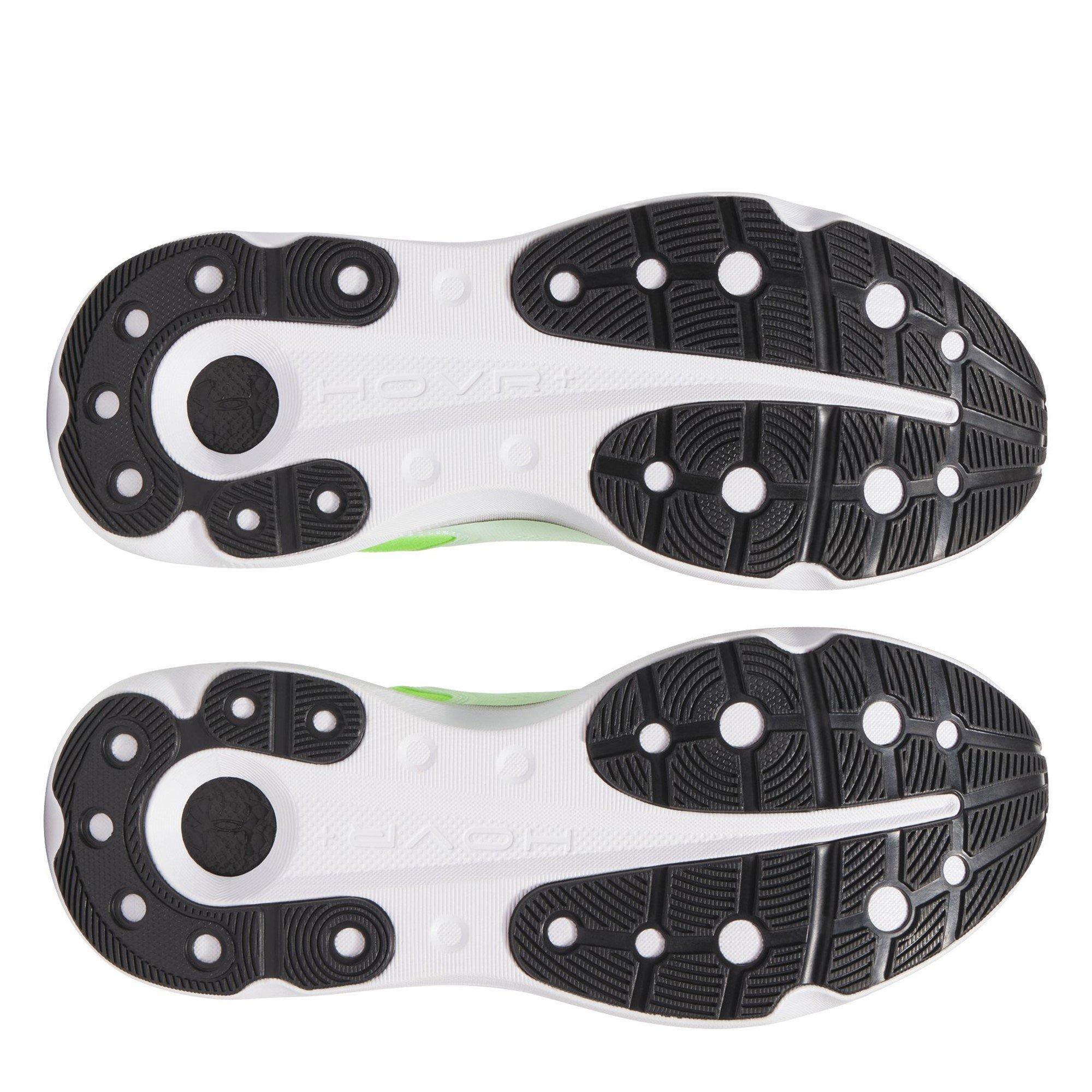 White/Green/Blk - Under Armour - Infinite Pro 2 Mens Running Shoes - 3