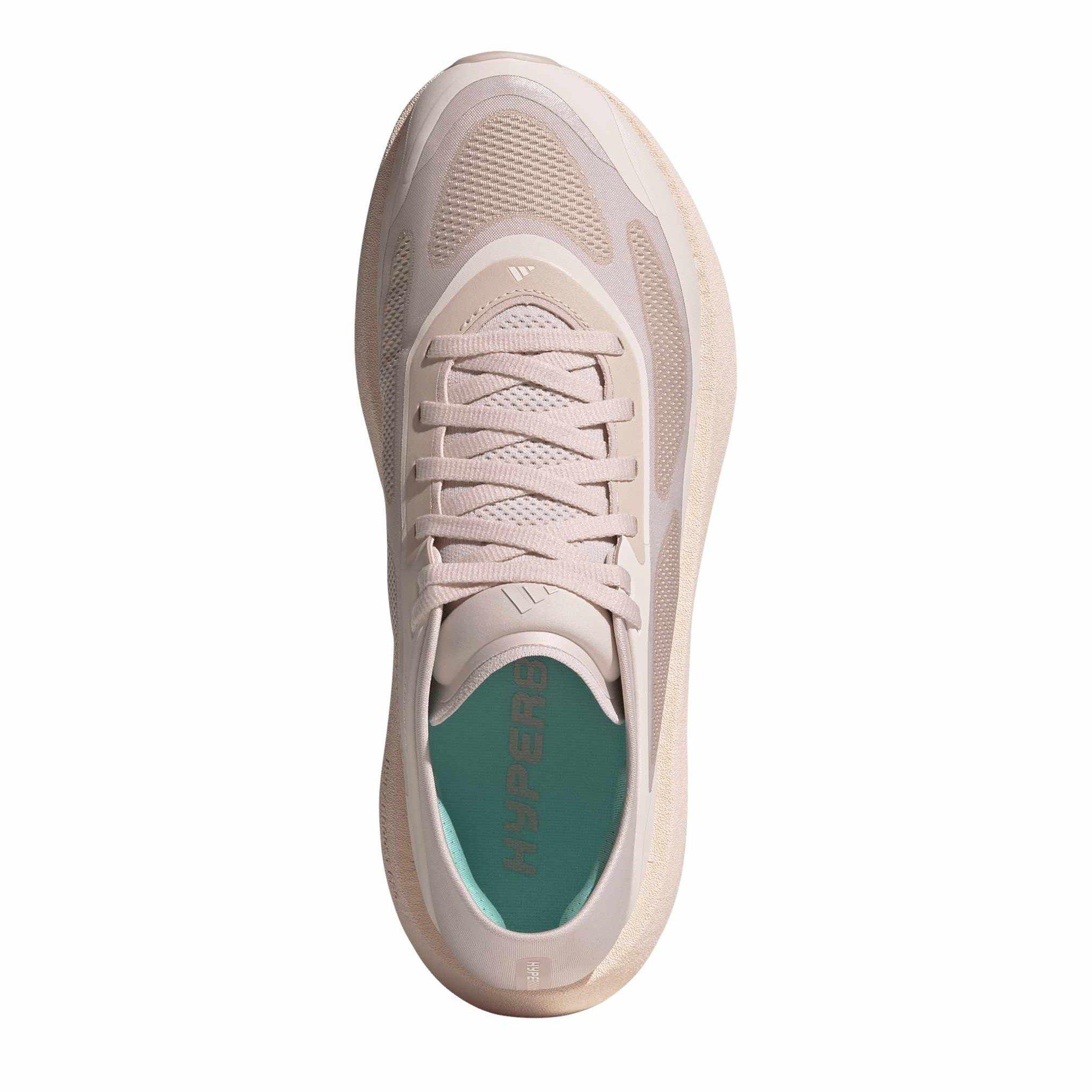Pink/Taupe/Aqua - adidas - Hyperboost Run Womens Running Shoes - 5